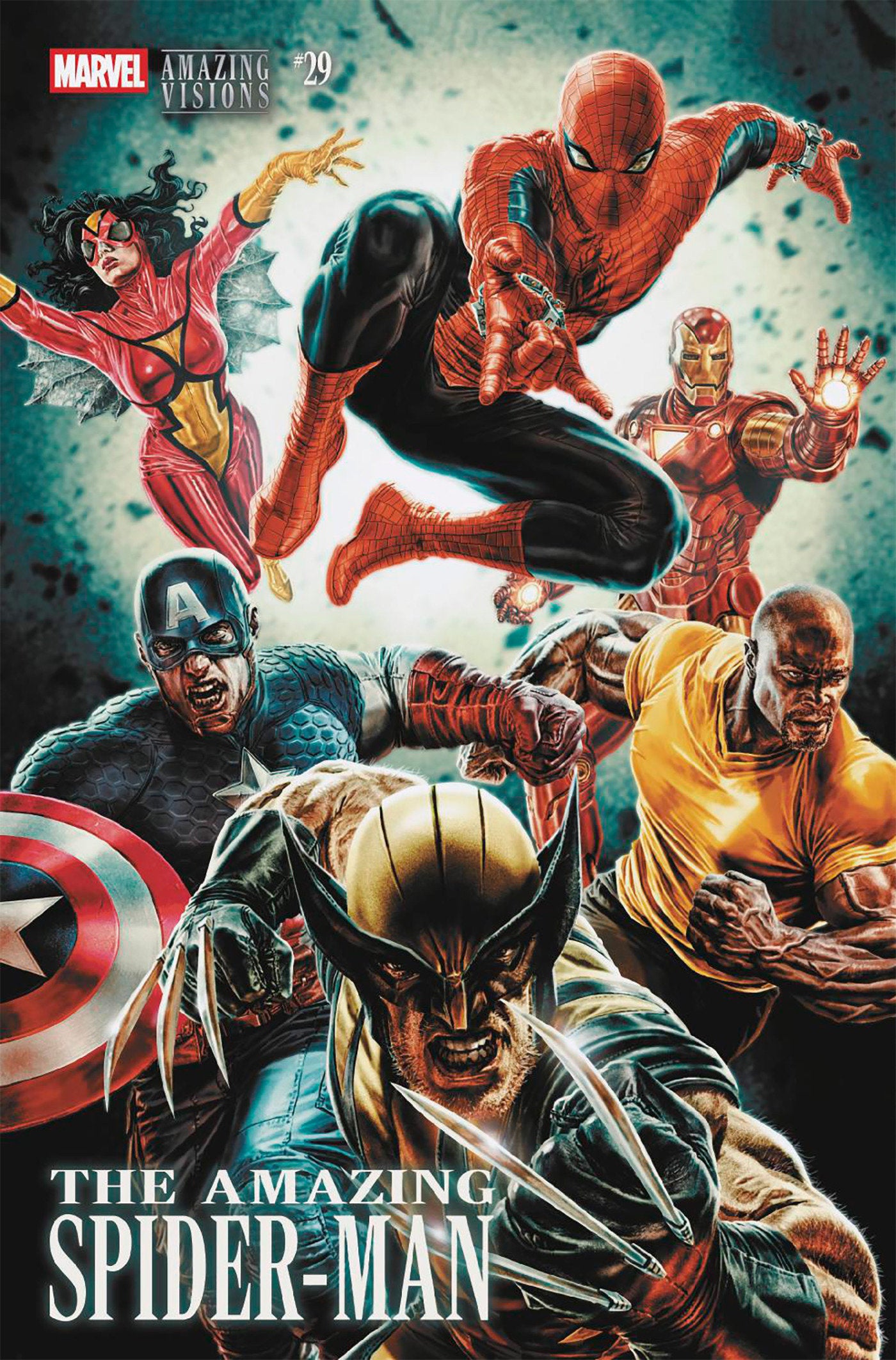 Amazing Spider-Man #29 (2025) Lee Bermejo Amazing Visions Variant