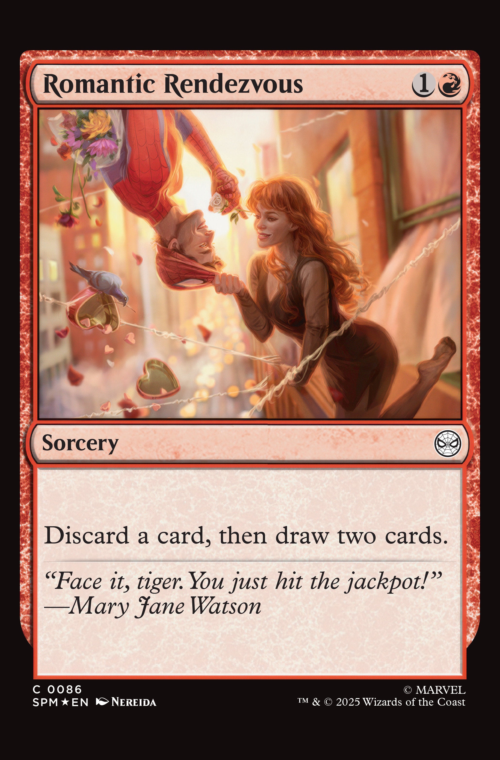 Amazing Spider-Man #29 (2025) Nereida Magic: The Gathering Variant