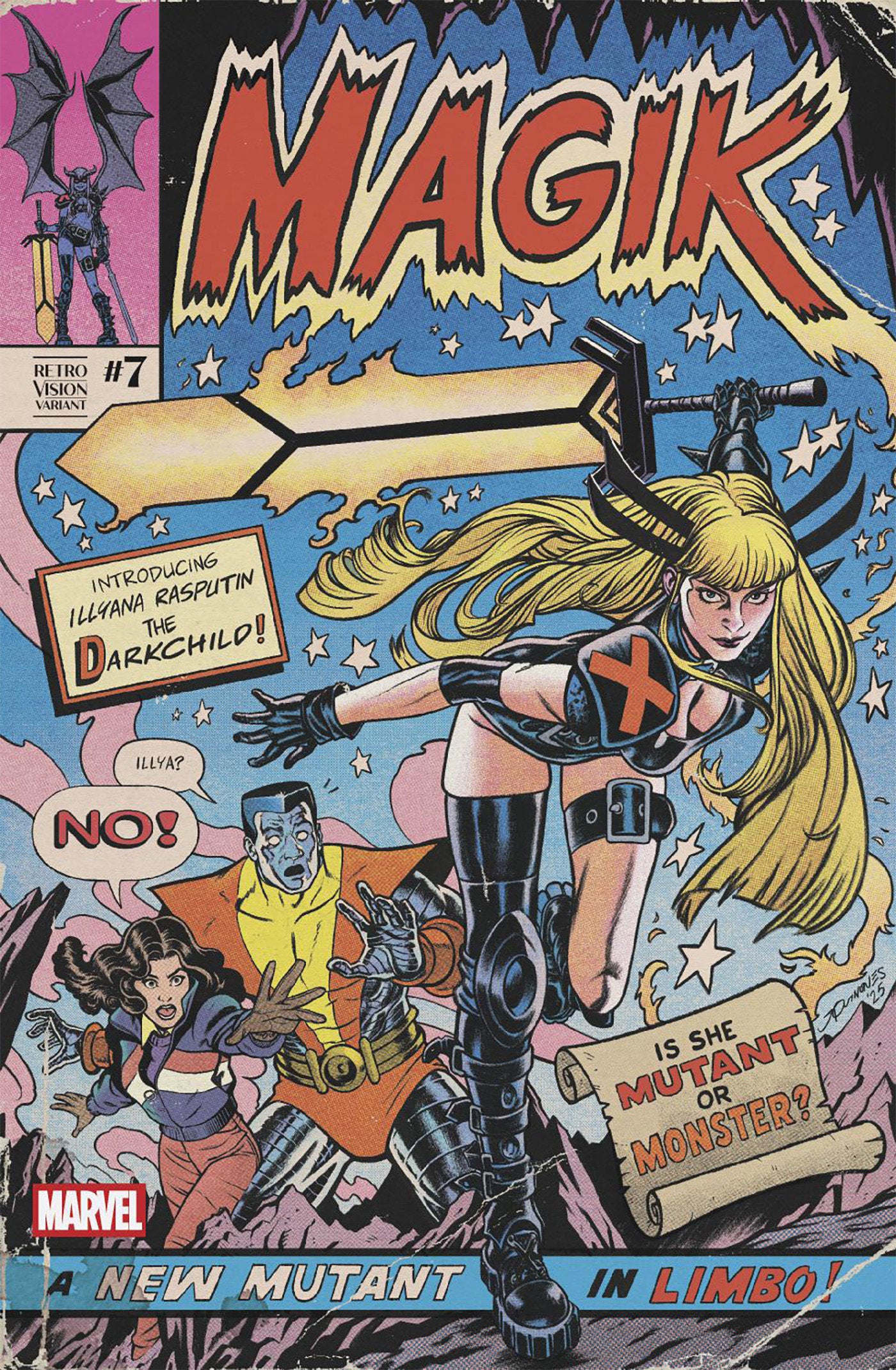Magik #7 Joe Quinones Retrovision Variant