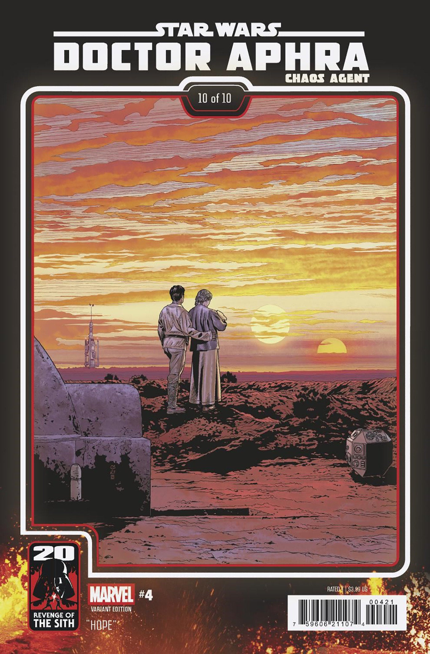 Star Wars: Doctor Aphra Chaos Agent #4 Chris Sprouse Revenge Of The Sith 20 Th Anniversary Variant