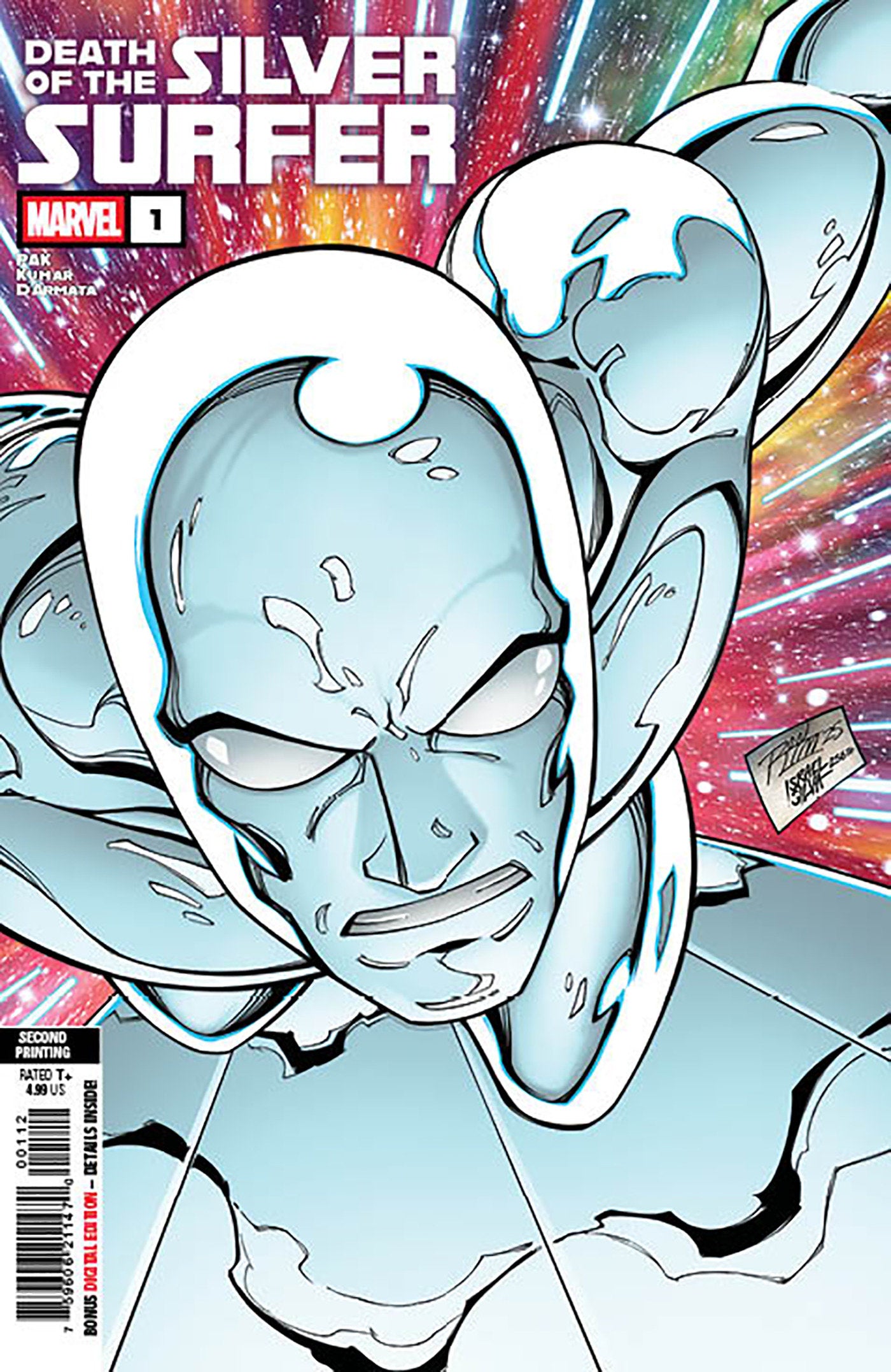 Death Of The Silver Surfer #1 Ron Lim 2nd Print Variant