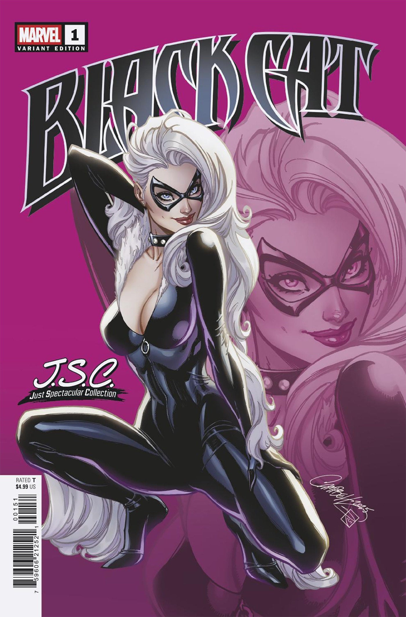 BLACK CAT 1・2です。 Black Cat #1 J. Scott Campbell Just Spectacular Collection Variant