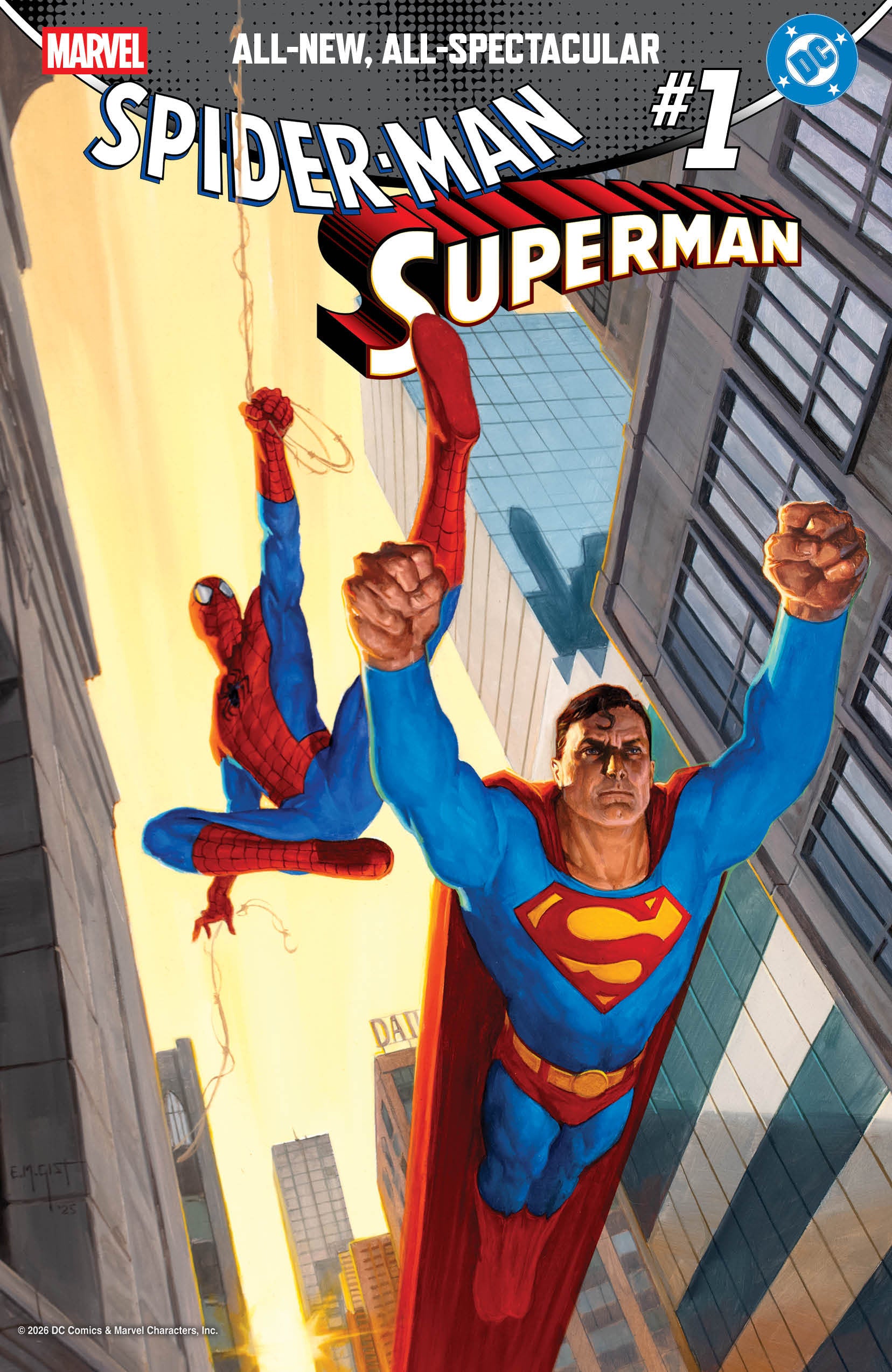 Marvel/DC: Spider-Man/Superman #1 Inc 1:25 Erik M. Gist Variant