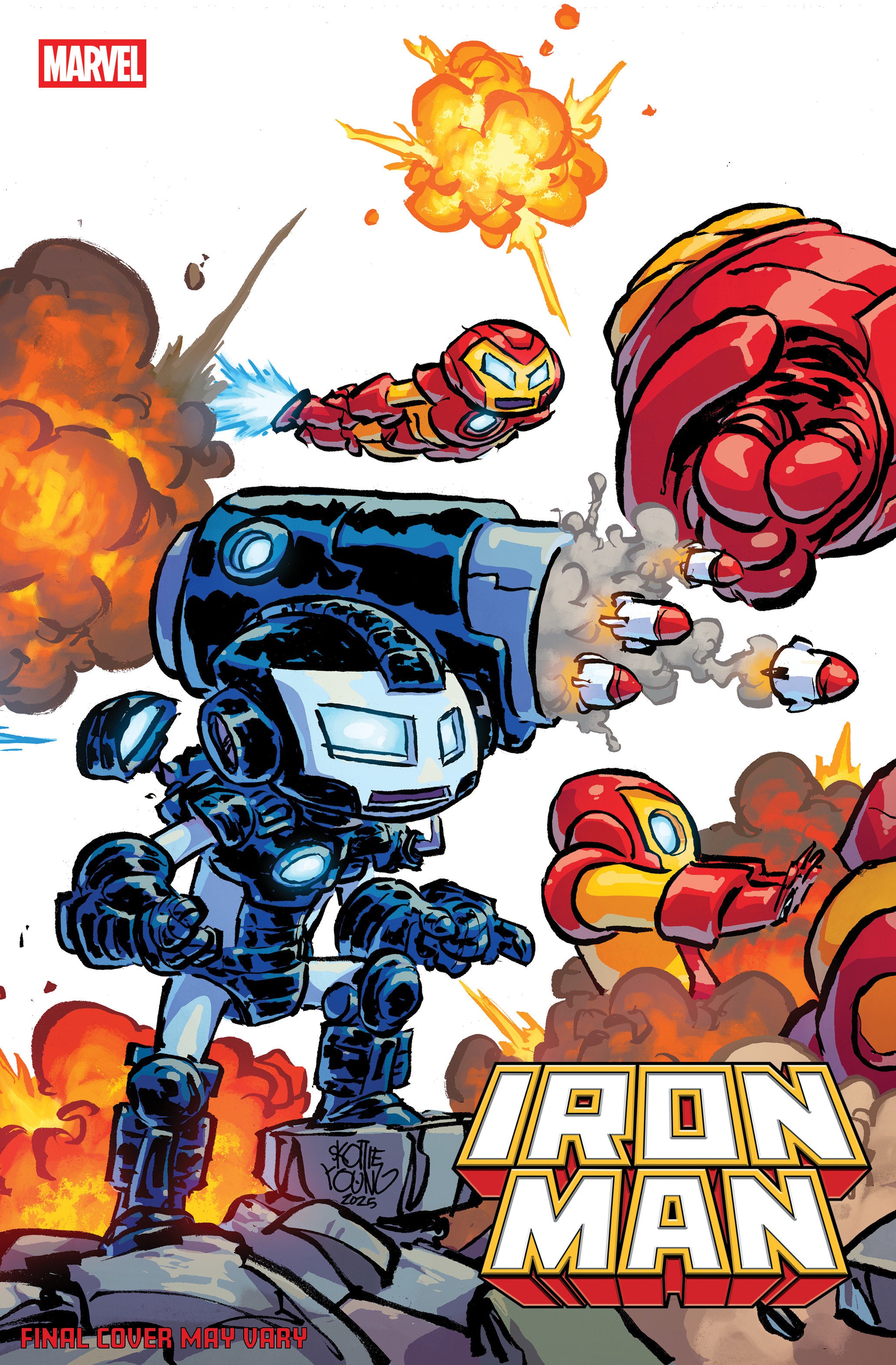 Iron Man #2 (2026) Skottie Young 4 Part Connecting Variant