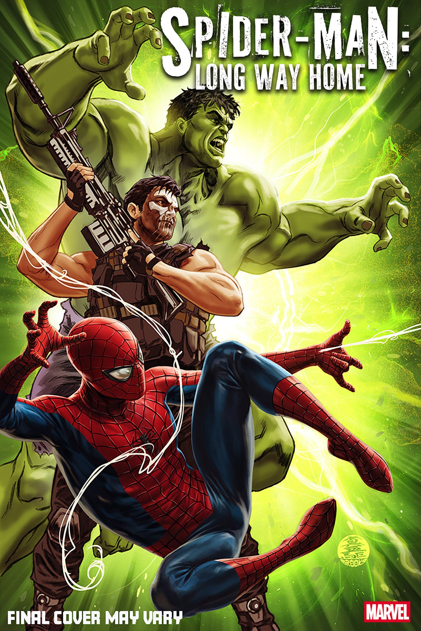 その他 MARVEL BelkinBe Ready For The Power Spider-Man: Long Way Home #1 Mark Brooks Variant