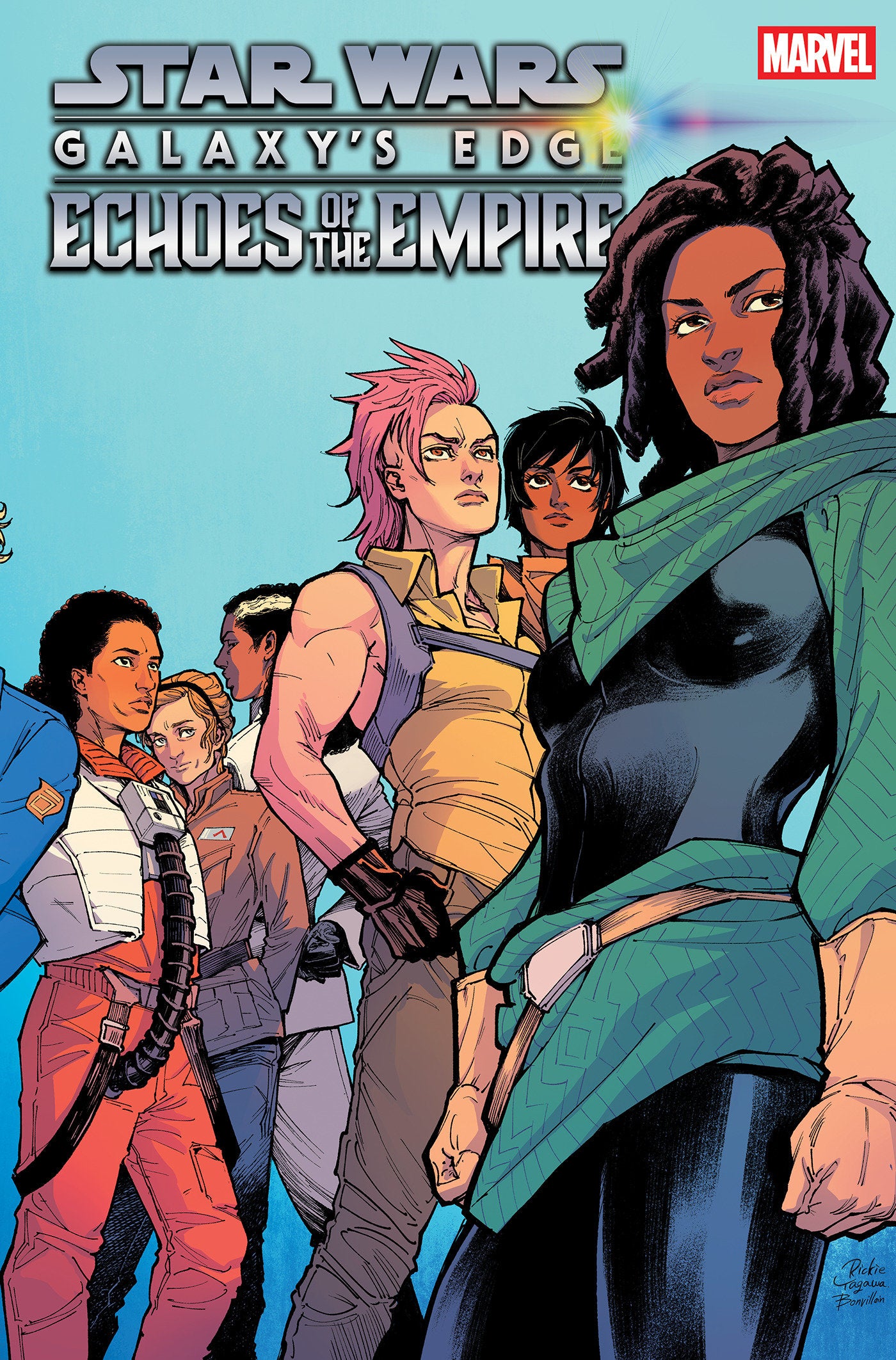 Star Wars: Galaxy's Edge - Echoes Of The Empire #3 Rickie Yagawa 3 Part Connecting Pride Variant