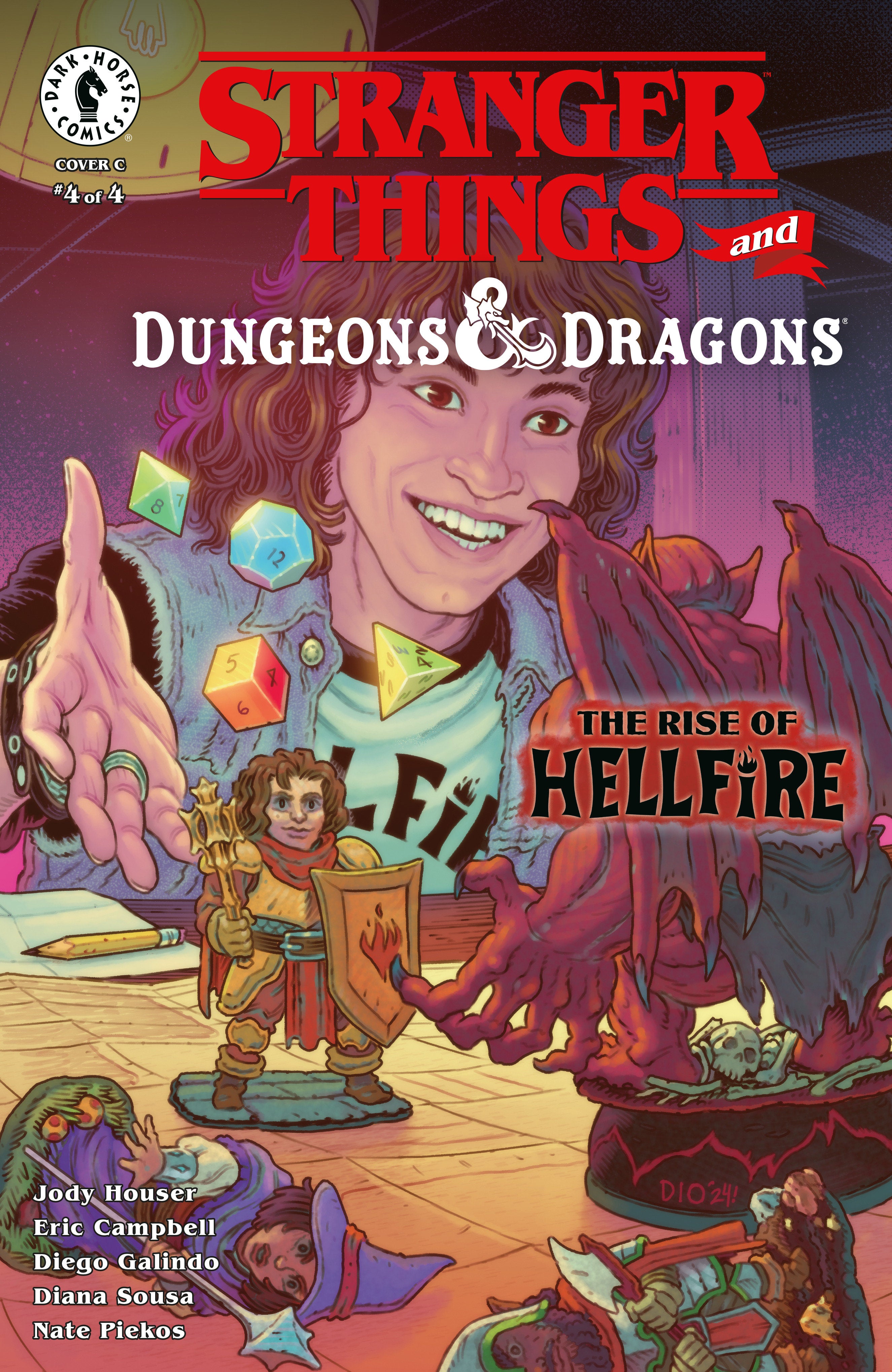 Stranger Things And Dungeons & Dragons: The Rise Of Hellfire #4 (Cover C) (Daniel Irizarri)