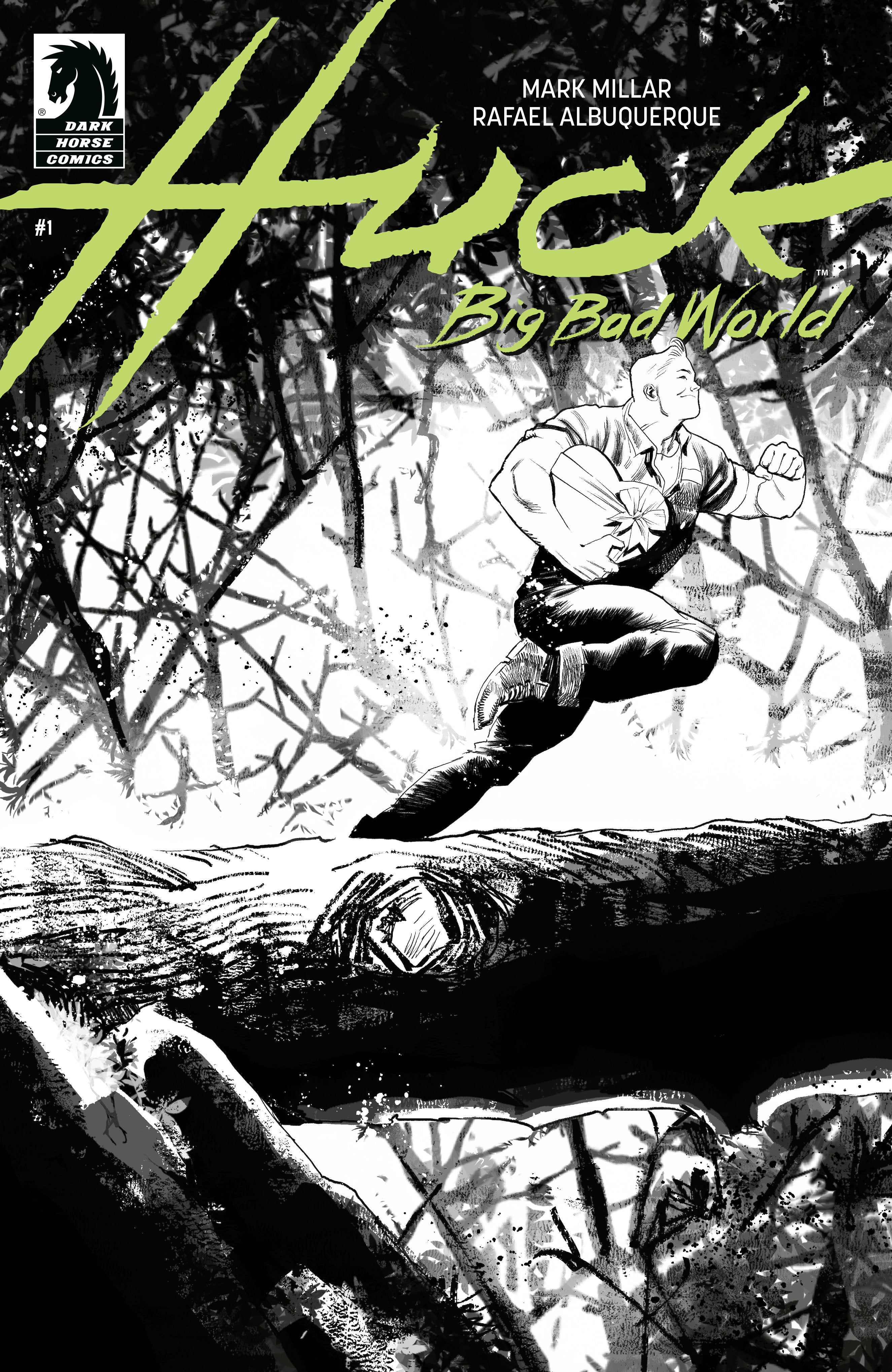 Huck: Big Bad World #1 (Cover B) (Black & White) (Rafael Albuquerque)