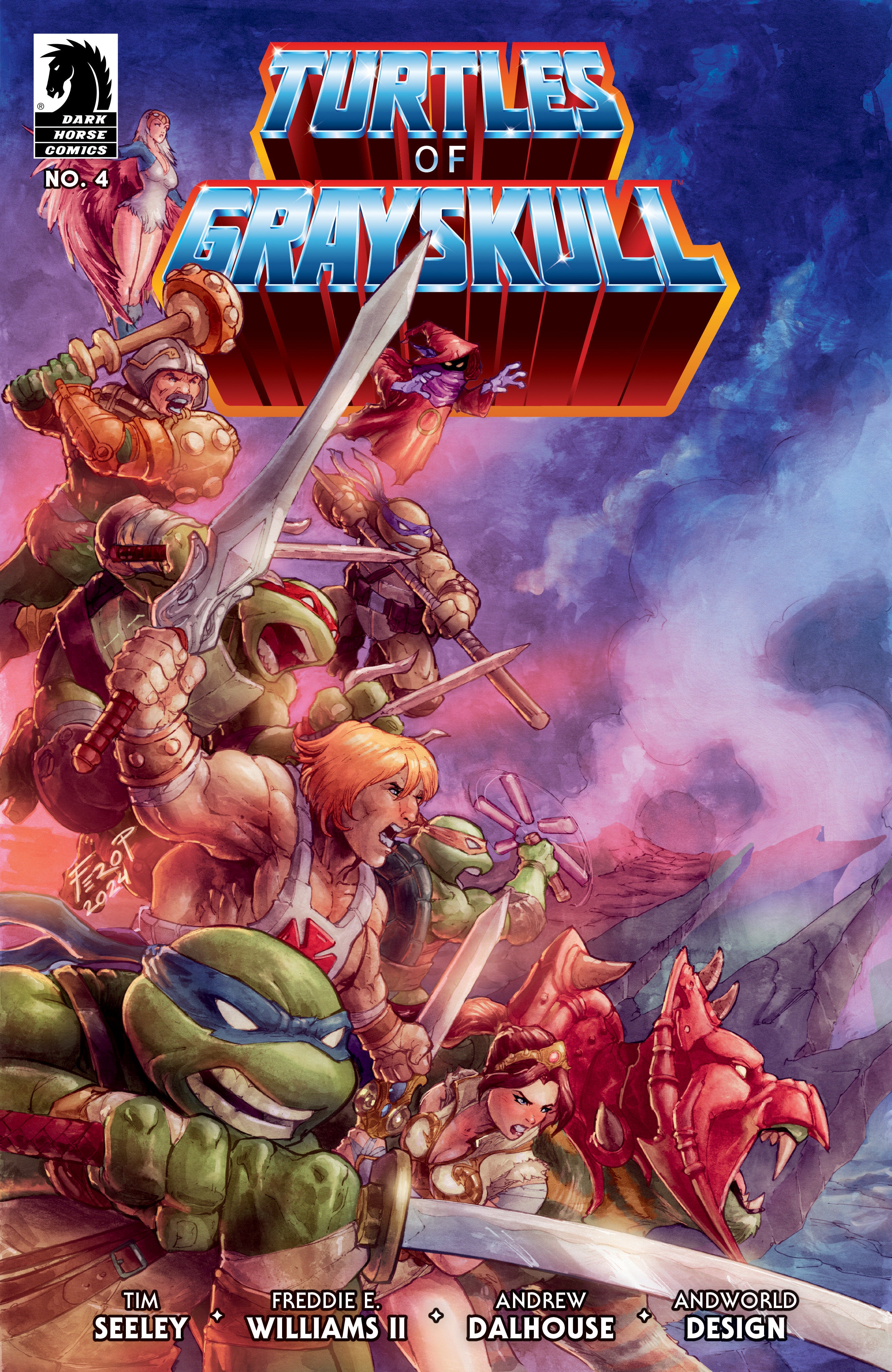 Masters Of The Universe/Teenage Mutant Ninja Turtles: Turtles Of Grayskull #4 (Cover C) (Fero Peniche)