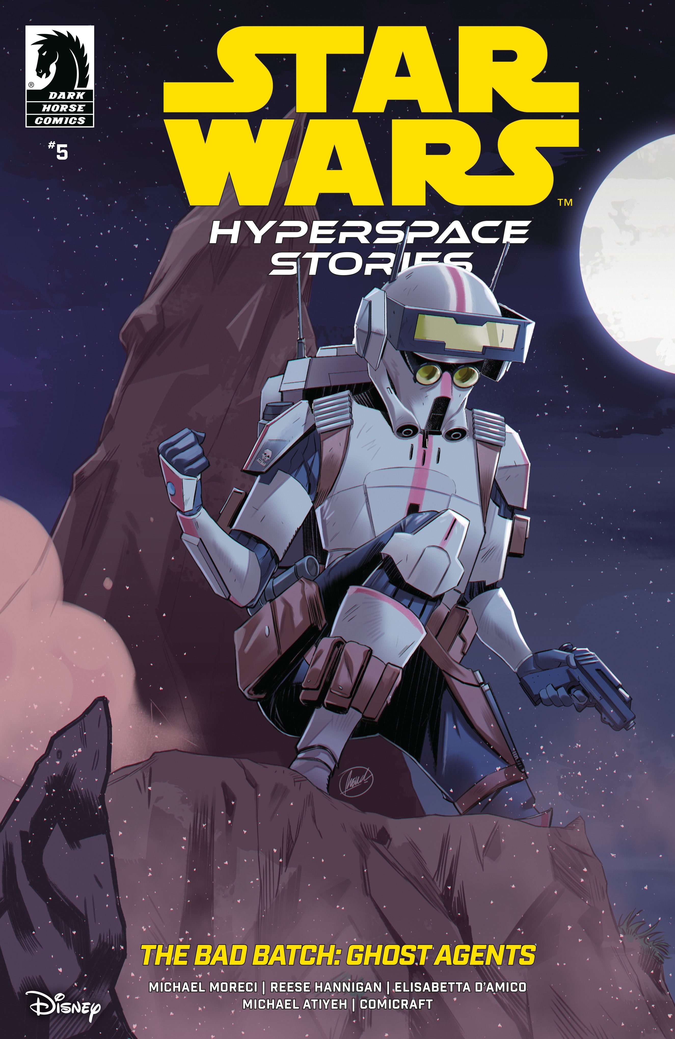 Star Wars: Hyperspace Stories: The Bad Batch--Ghost Agents #5 (Cover B) (French Carlomagno)