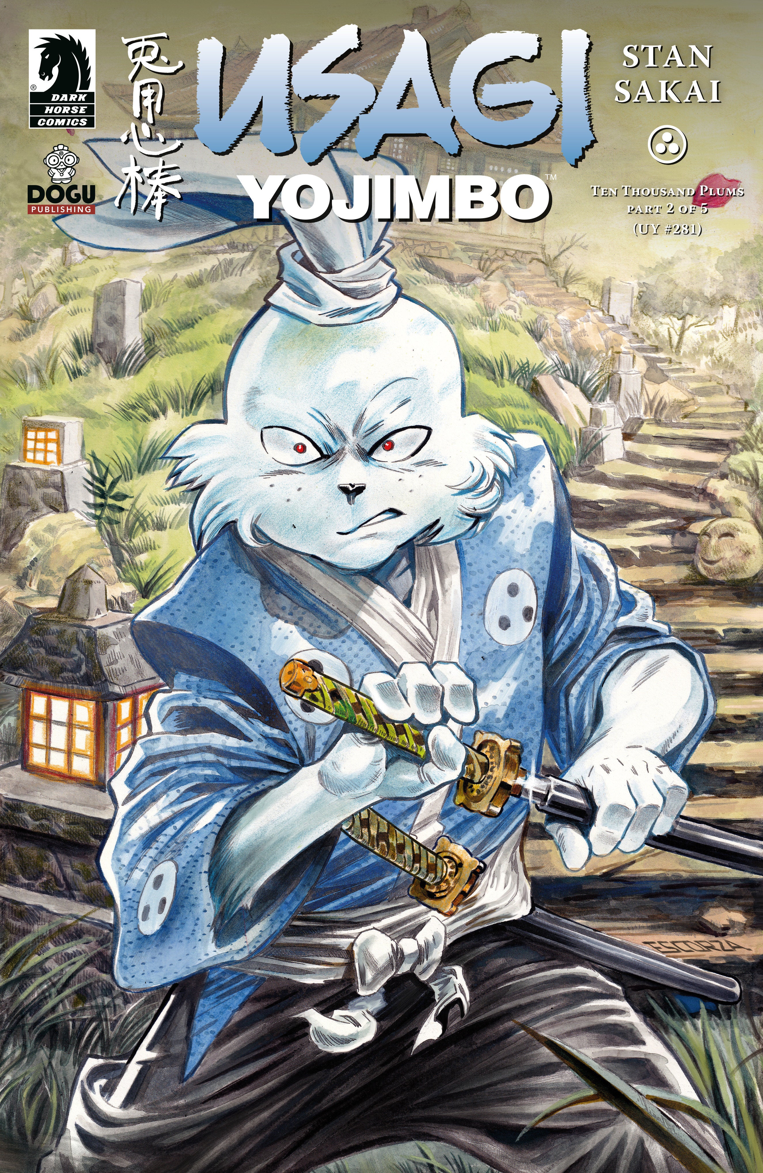 Usagi Yojimbo: Ten Thousand Plums #2 (Cover B) (Escorza Brothers)