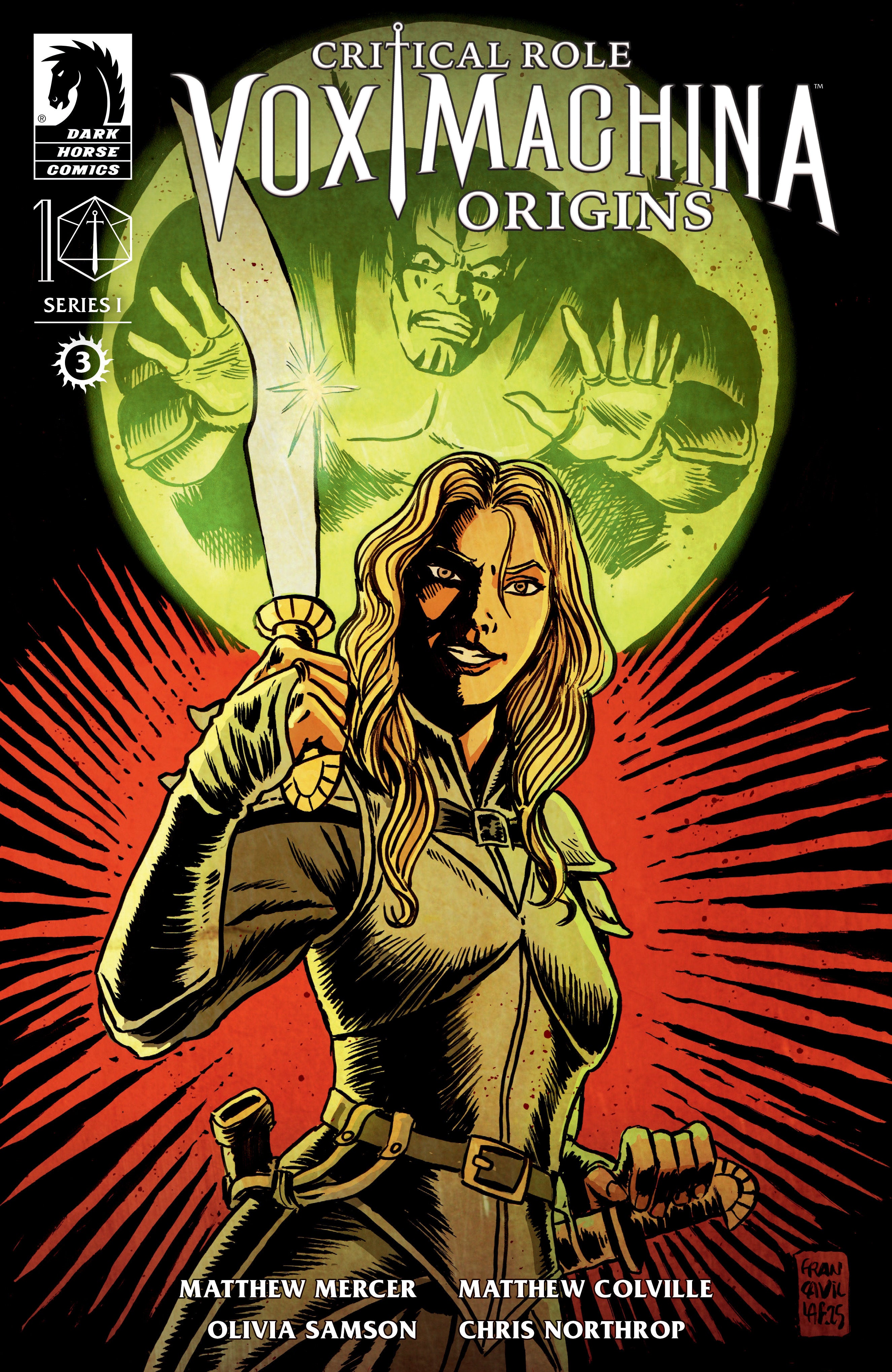 Critical Role: Vox Machina Origins I #3 (Cover A) (Francesco Francavilla)