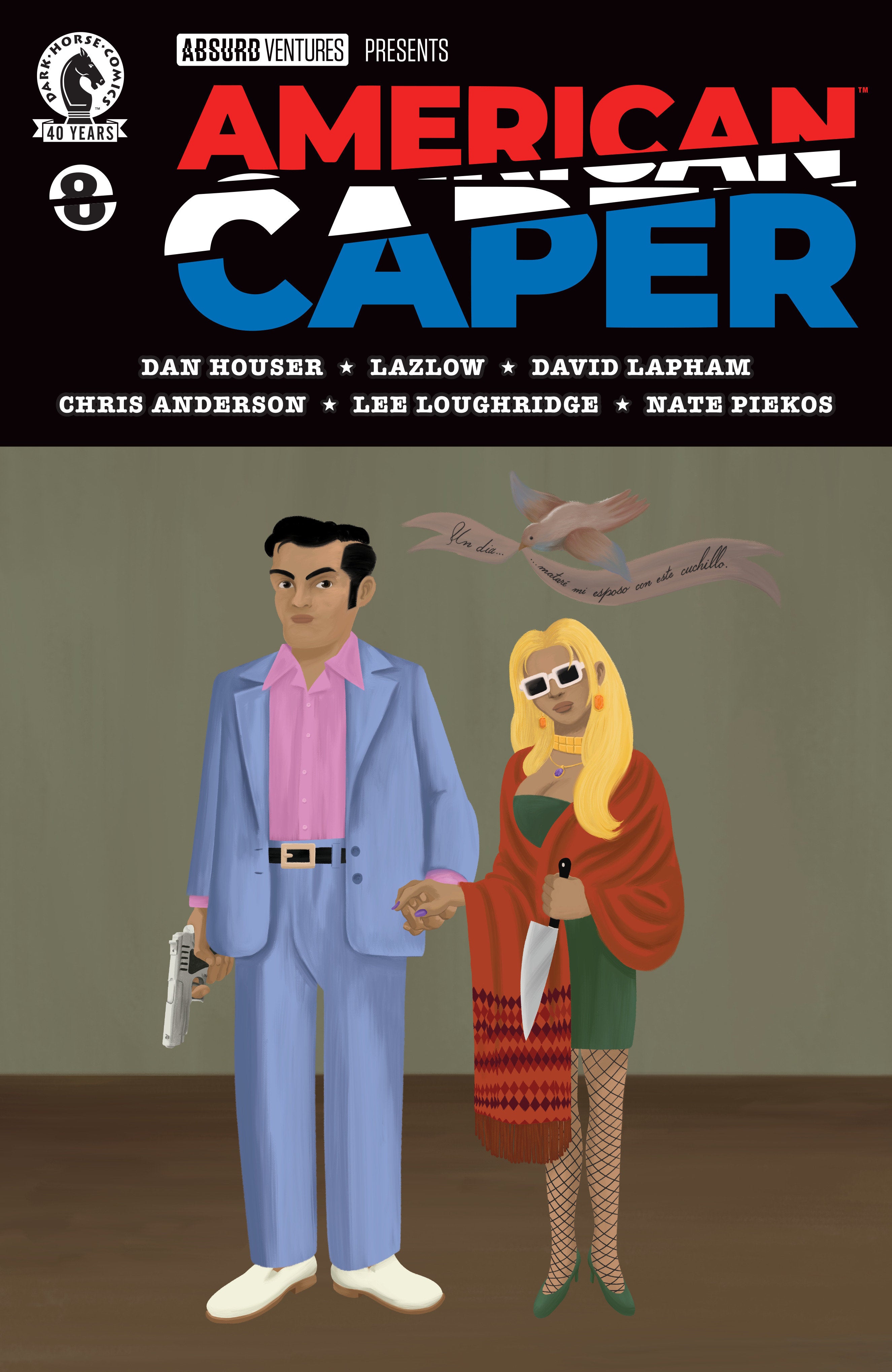 American Caper #8 Cover A Tyler Boss