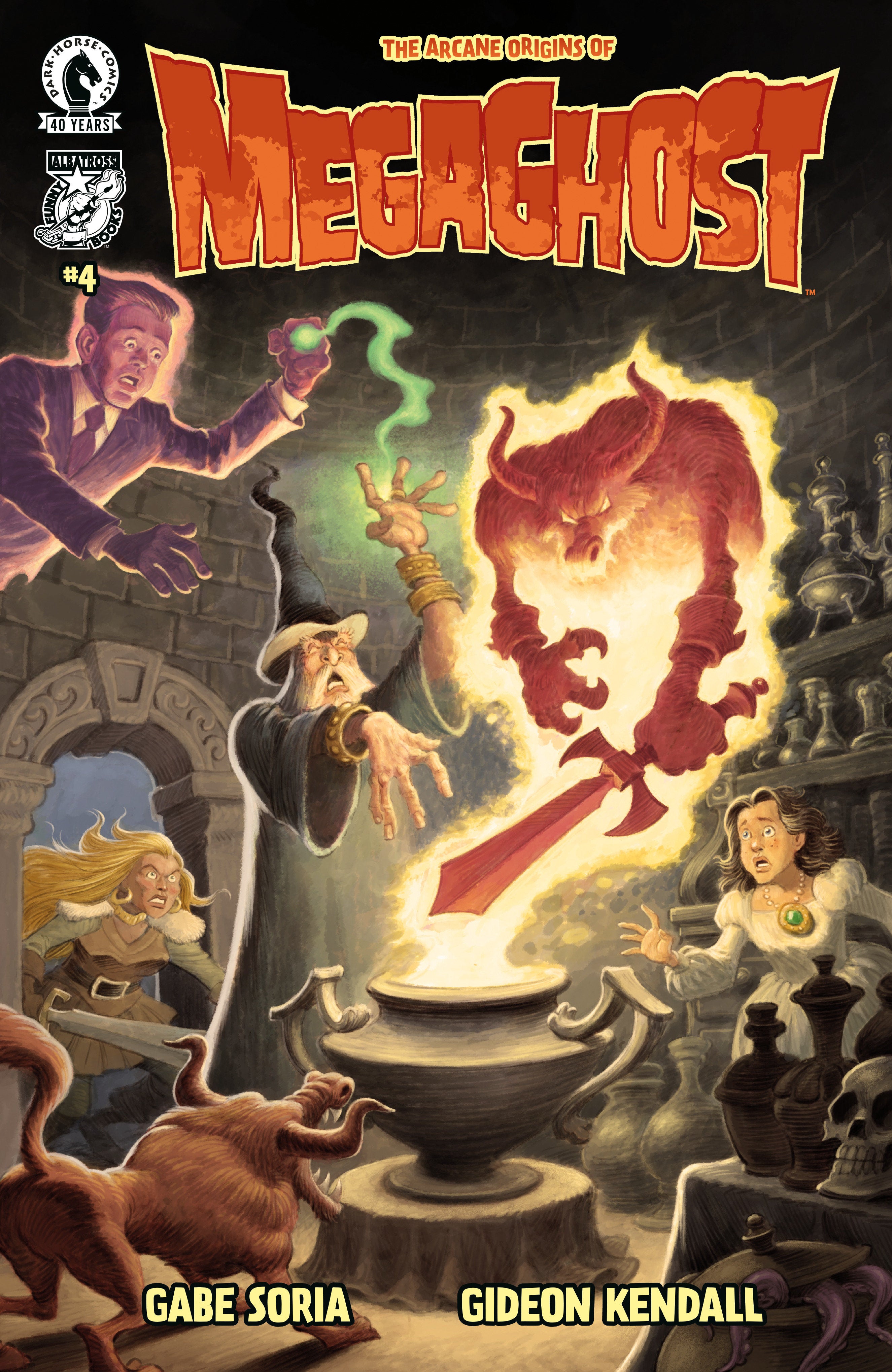 Megaghost Volume 2 #4 Cover A Gideon Kendall