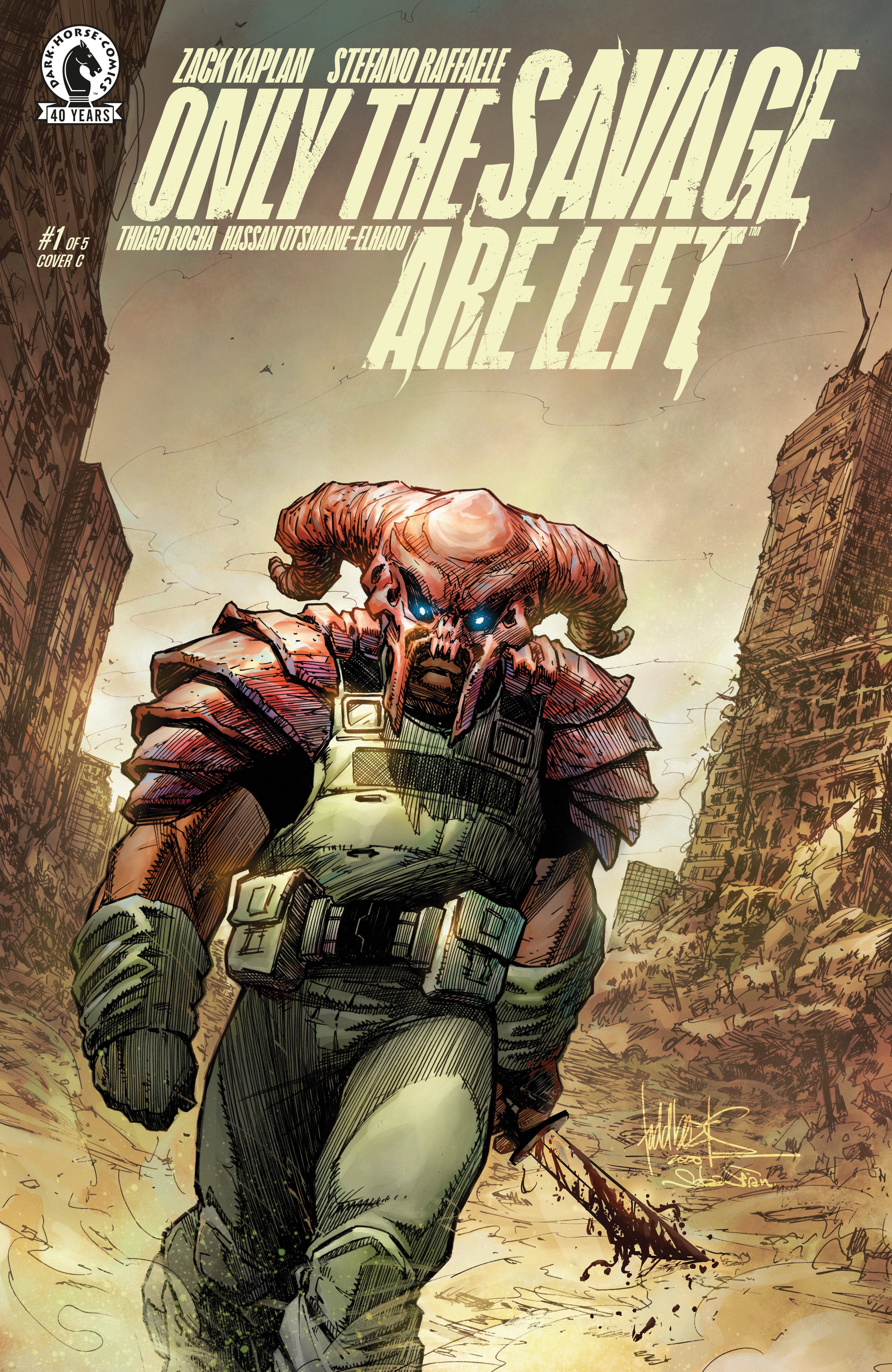 Only The Savage Are Left #1 Cover C Todd Beats Variant