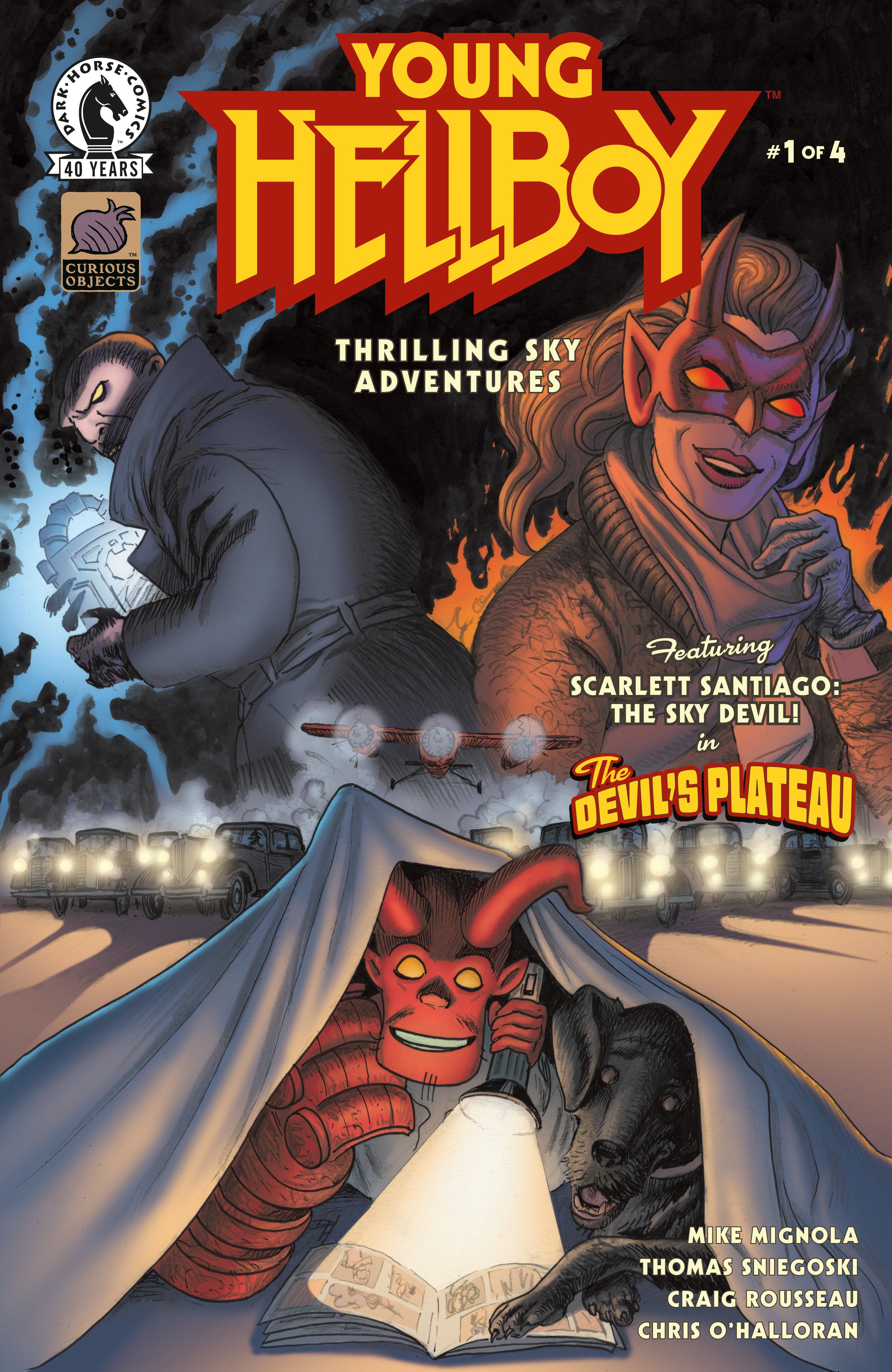 Young Hellboy: Thrilling Sky Adventures #1 Cover B David Hitchcock