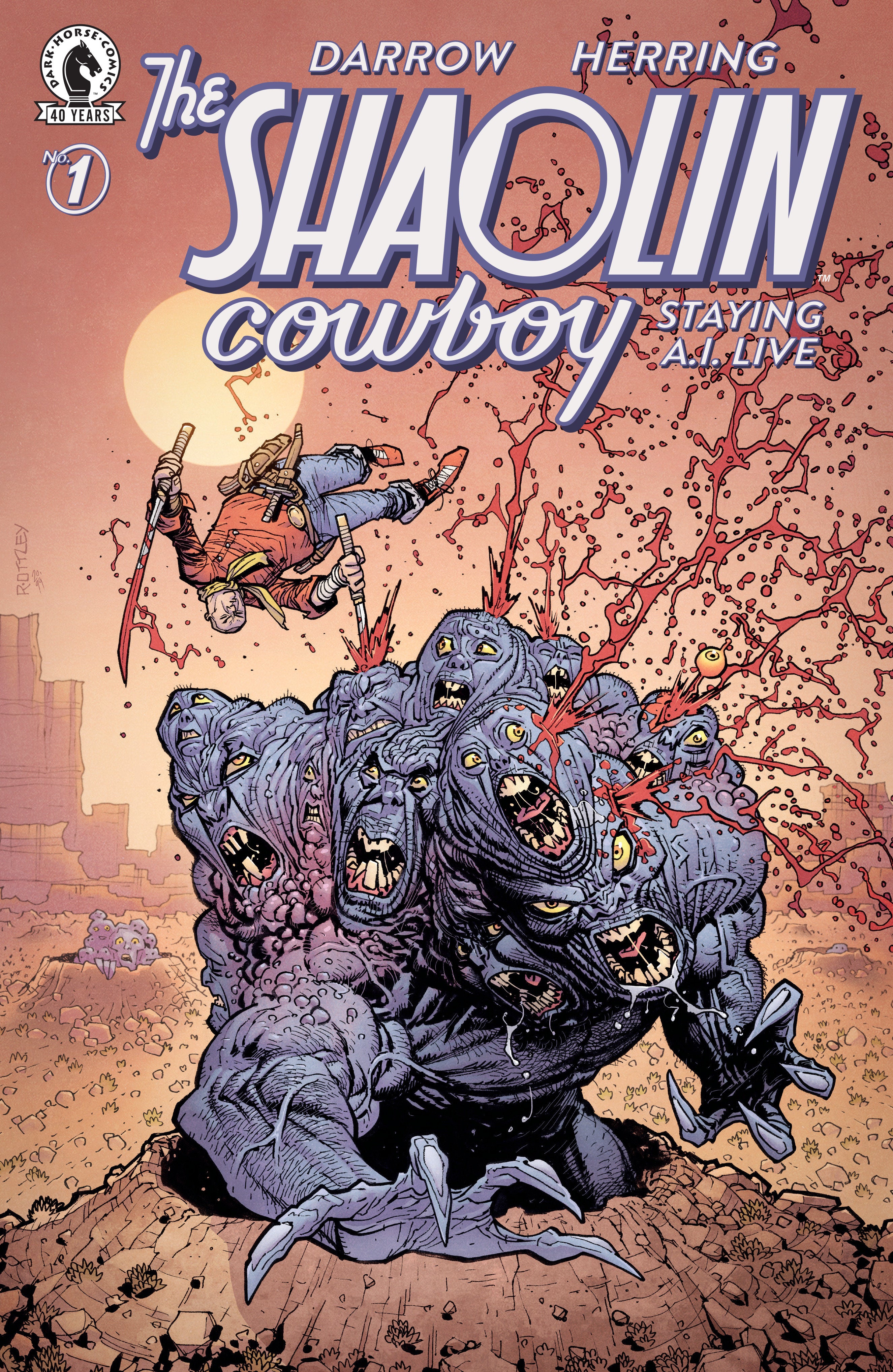 Shaolin Cowboy: Staying A.I.Live #1 Cover B Ryan Ottley