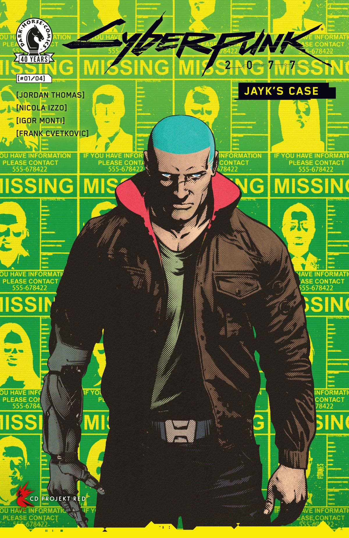 Cyberpunk 2077: Jayk's Case #1 Cover B Jorge Fornes Variant