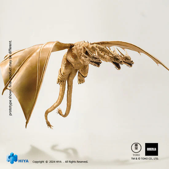 HIYA Exquisite Basic Series: Godzilla vs. King Ghidorah: None Scale 10" Inch King Ghidorah (1991) Action Figure