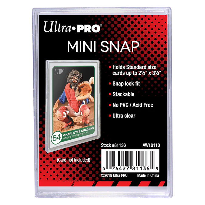 ultra pro mini snap holder