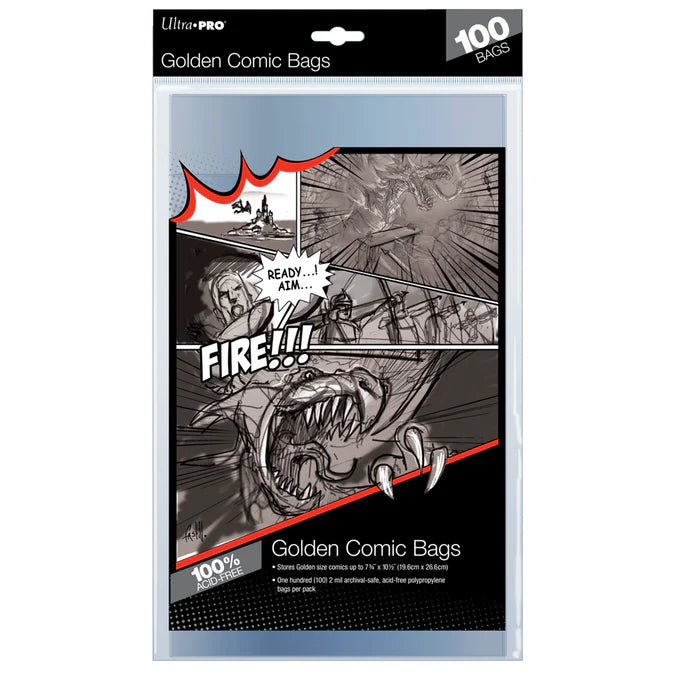 Golden Age Size Comic Bags (100ct)