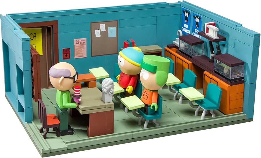 McFarlane South Park Classroom Construction Set Case