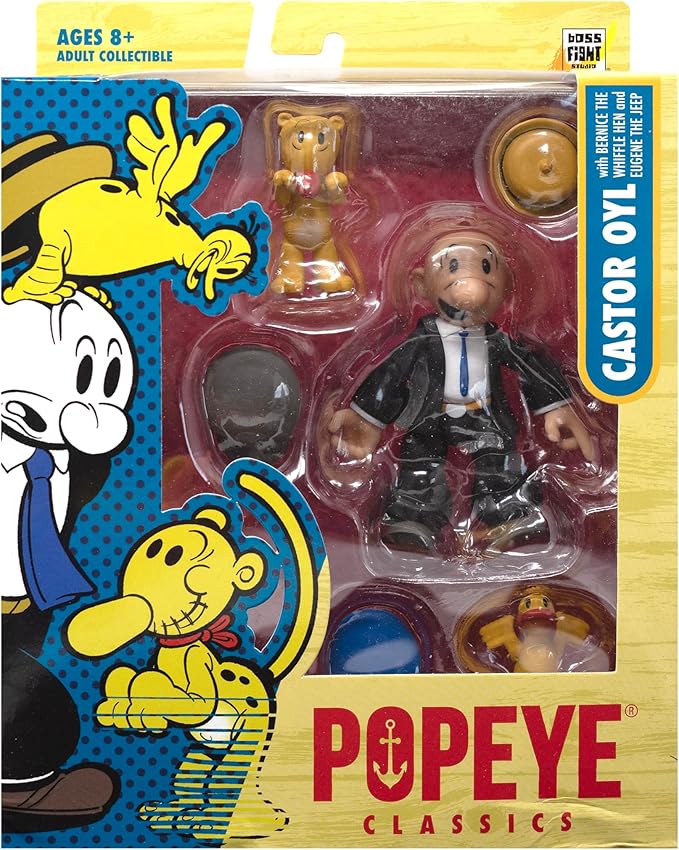 Popeye Classics Castor Oyl Action Figure