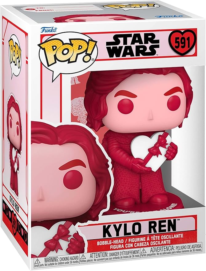 Pop! Star Wars: Valentine's Day Kylo Ren Vinyl Figure