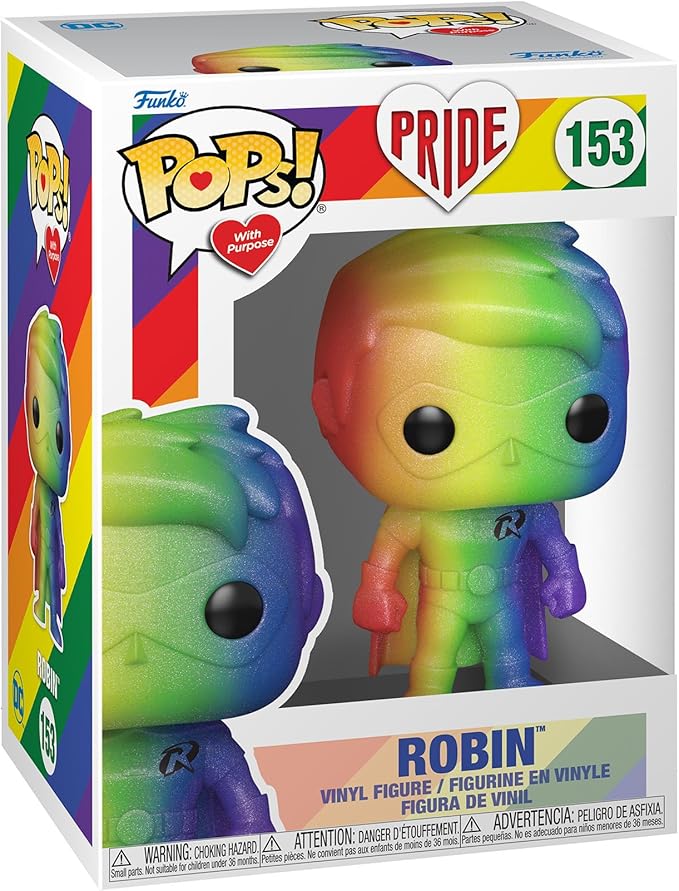 Pop! With Purpose: DC Pride Robin Vinyl Figure