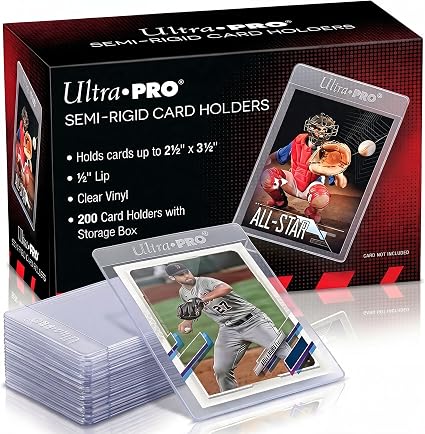 Ultra Pro Semi-Rigid 1/2" Lip Sleeves 200ct