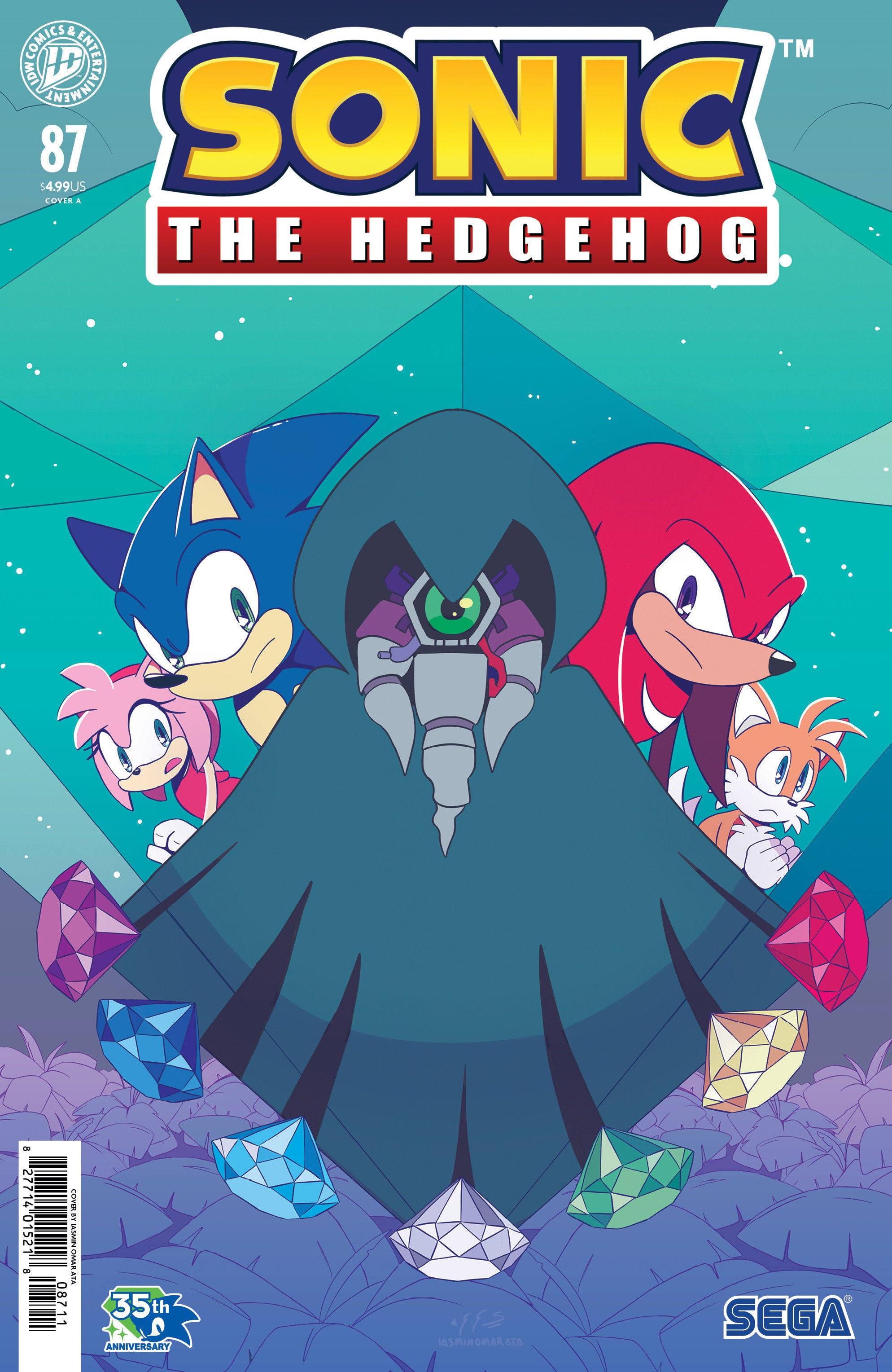 Sonic The Hedgehog #87 Cover A Iasmin Omar Ata