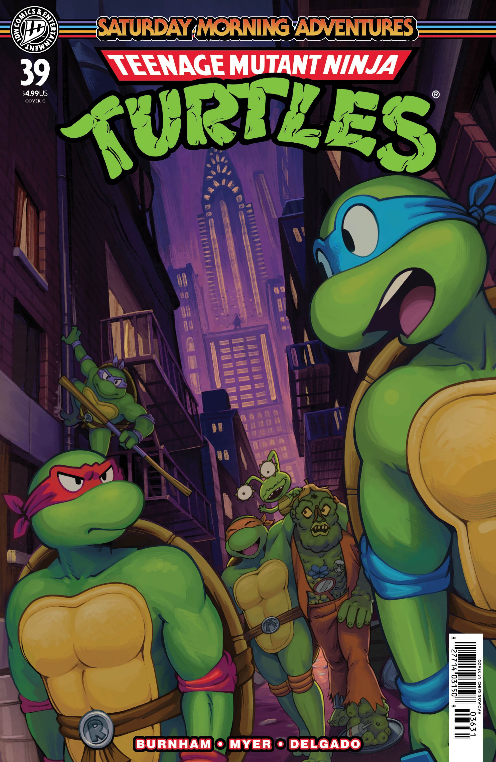 Teenage Mutant Ninja Turtles: Saturday Morning Adventures #39 Cover C Chips Gowoah Variant