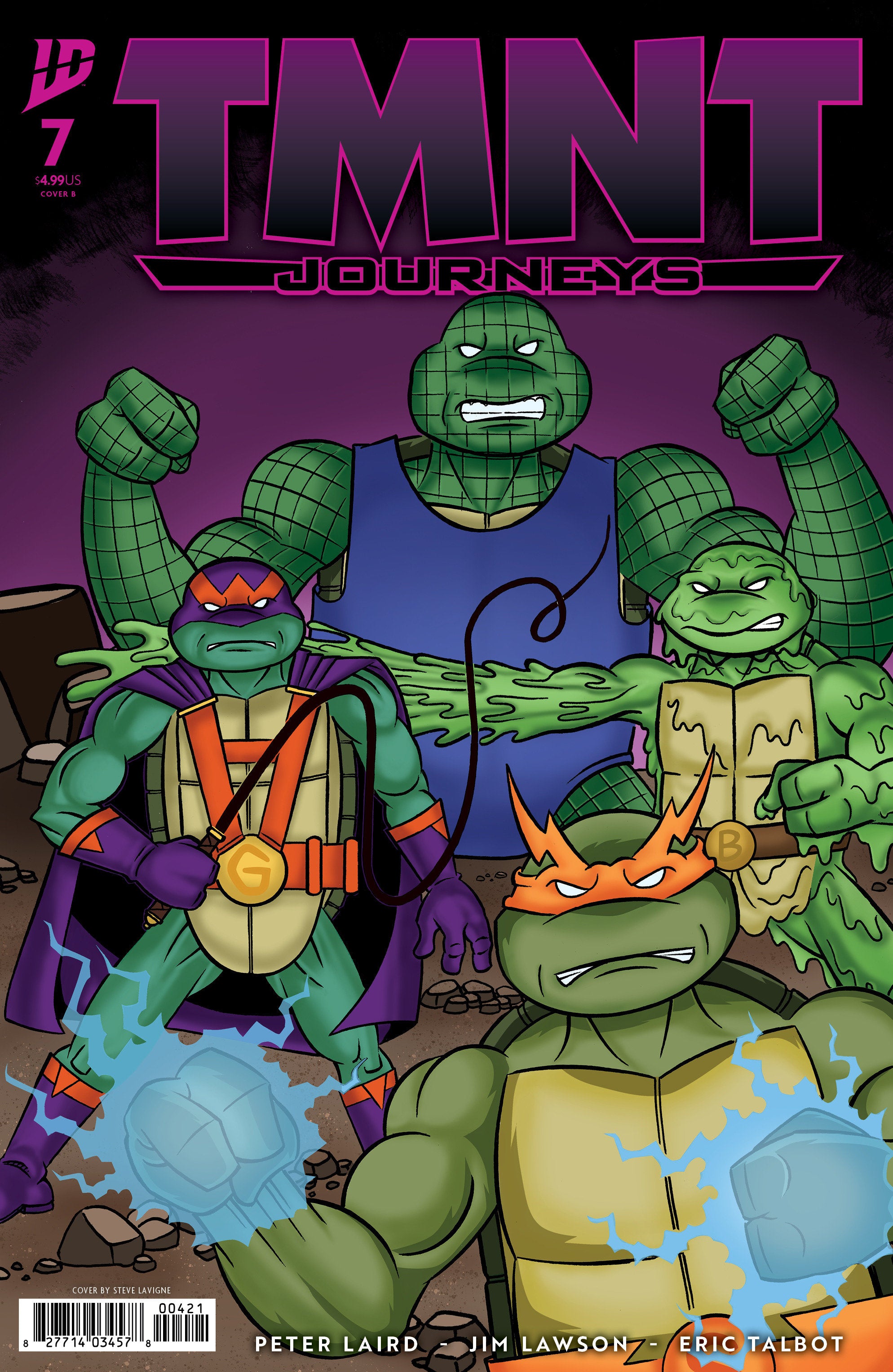 Teenage Mutant Ninja Turtles: Journeys #7 Variant B (Lavigne)