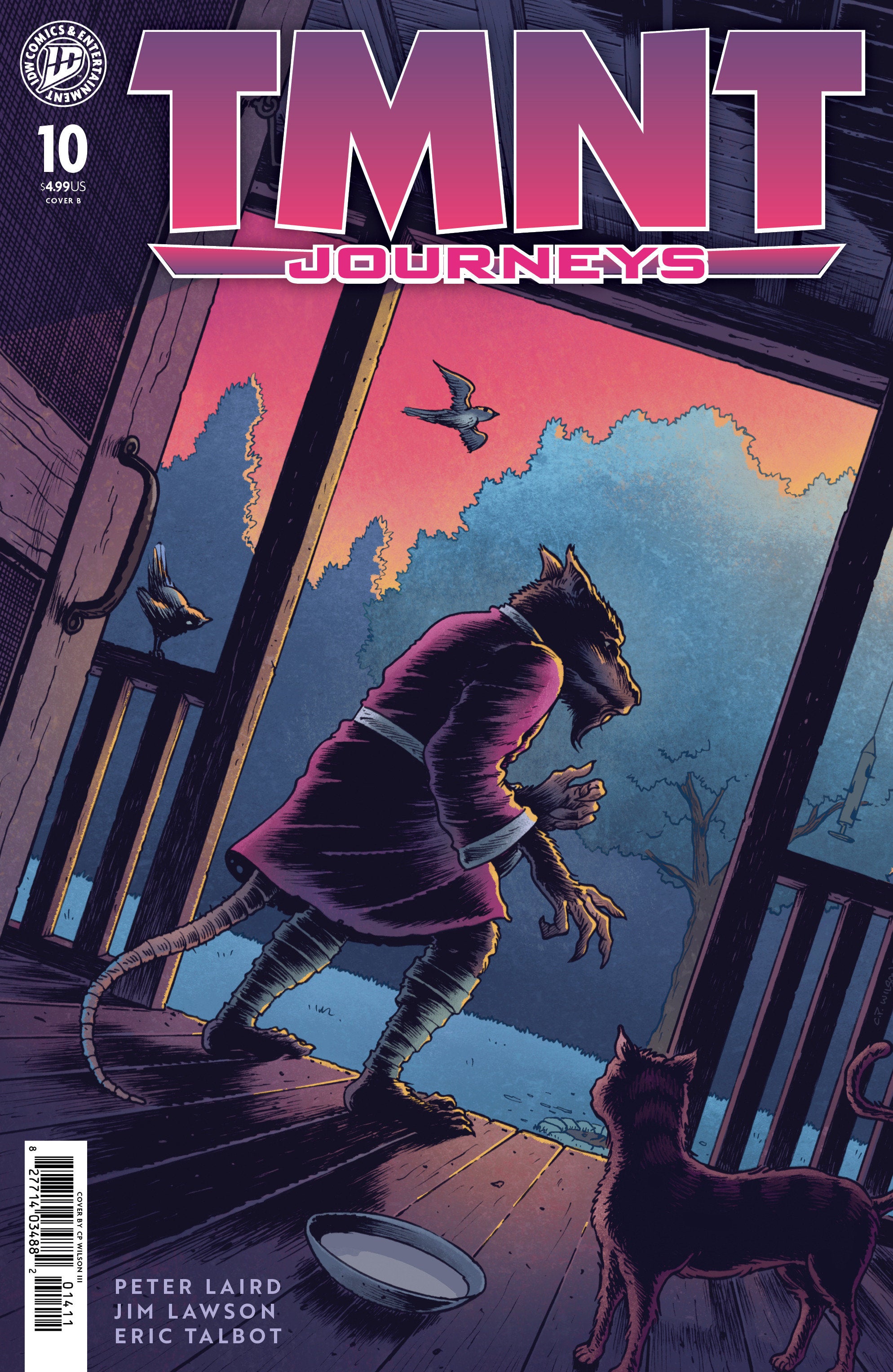 Teenage Mutant Ninja Turtles: Journeys #10 Cover B Charles Paul Wilson III Variant