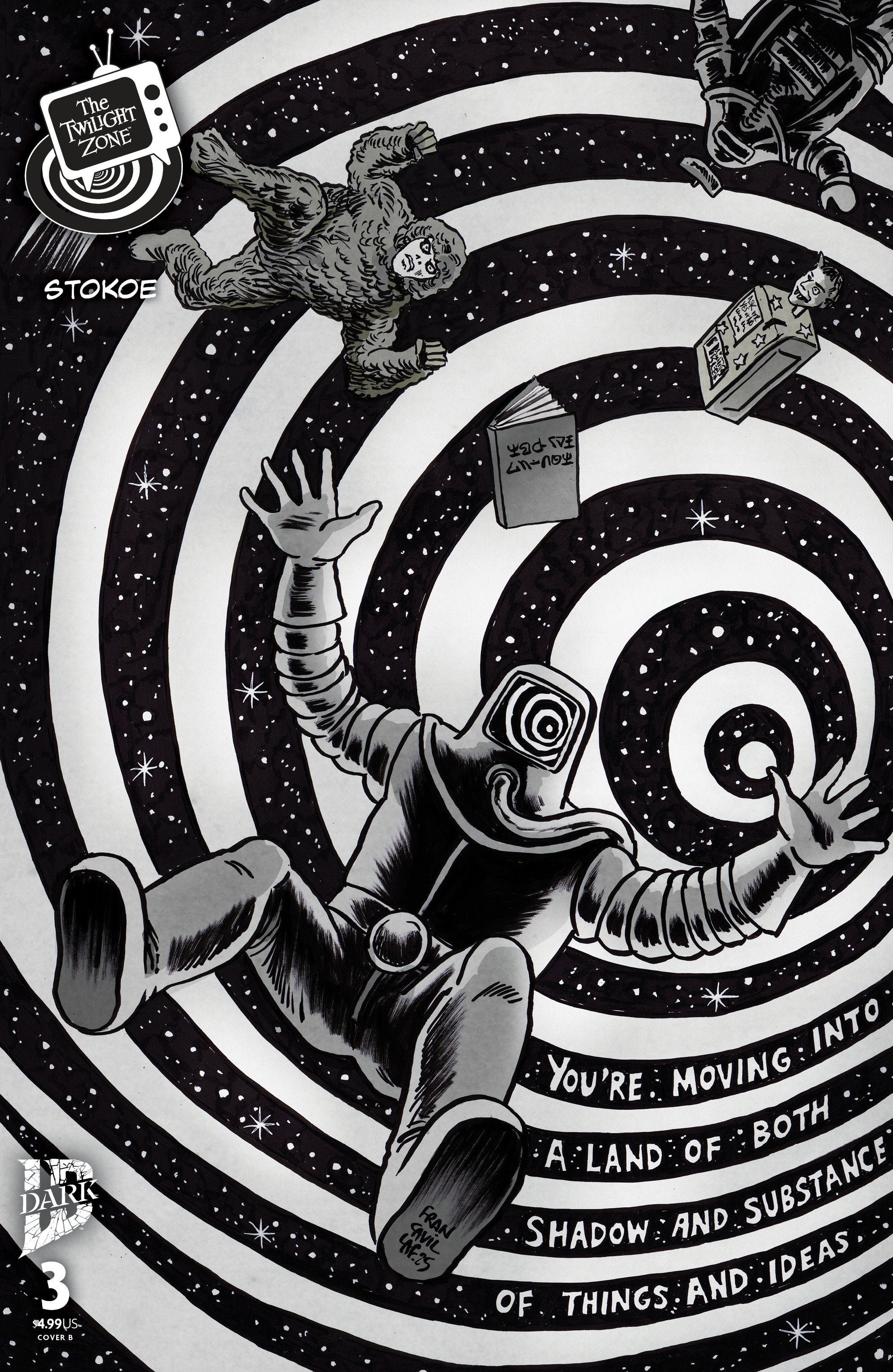 The Twilight Zone #3 Variant B (Francavilla Connecting Cover)