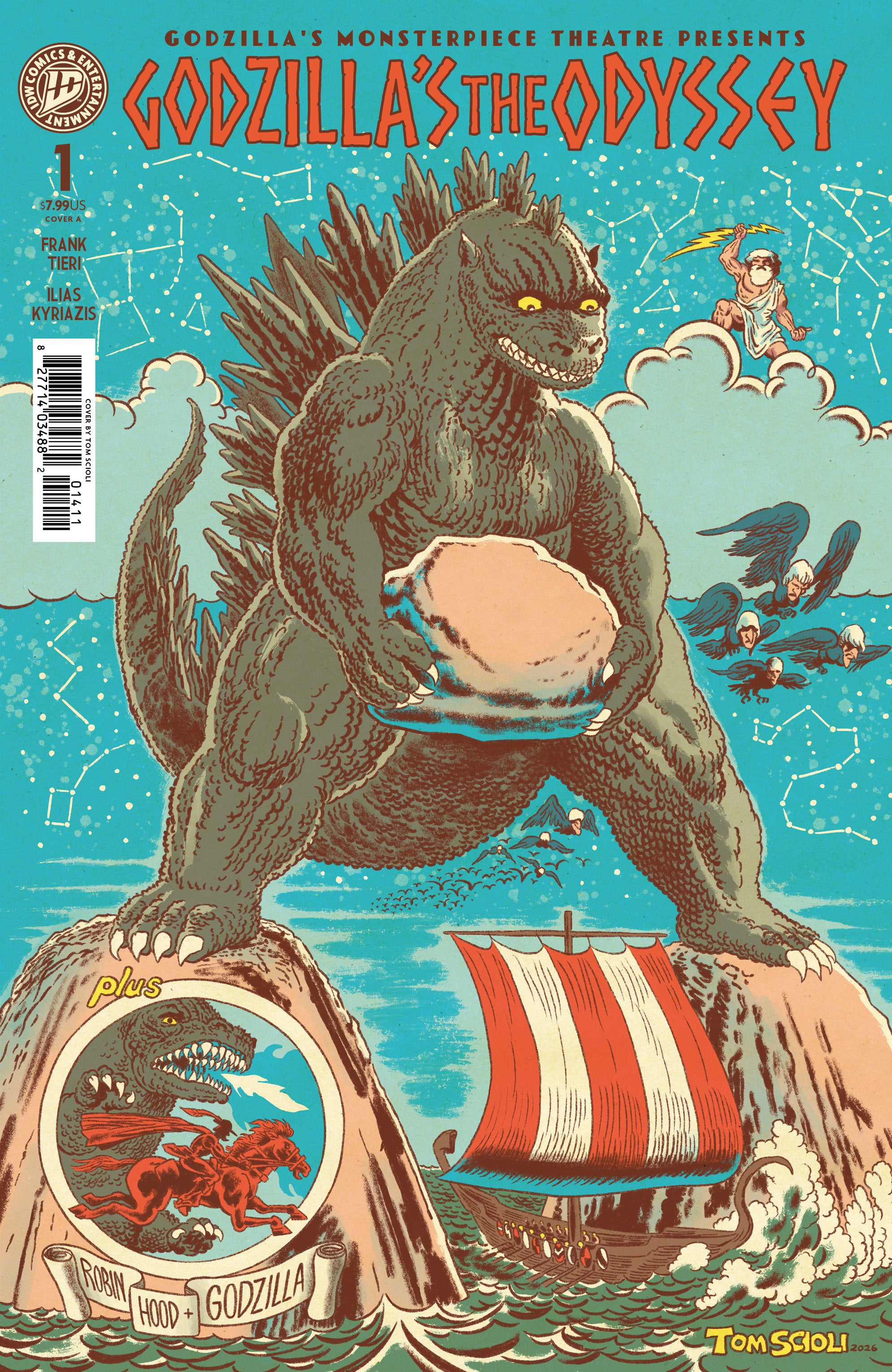 Godzilla's Monsterpiece Theatre Presents: Godzilla's The Odyssey Cover