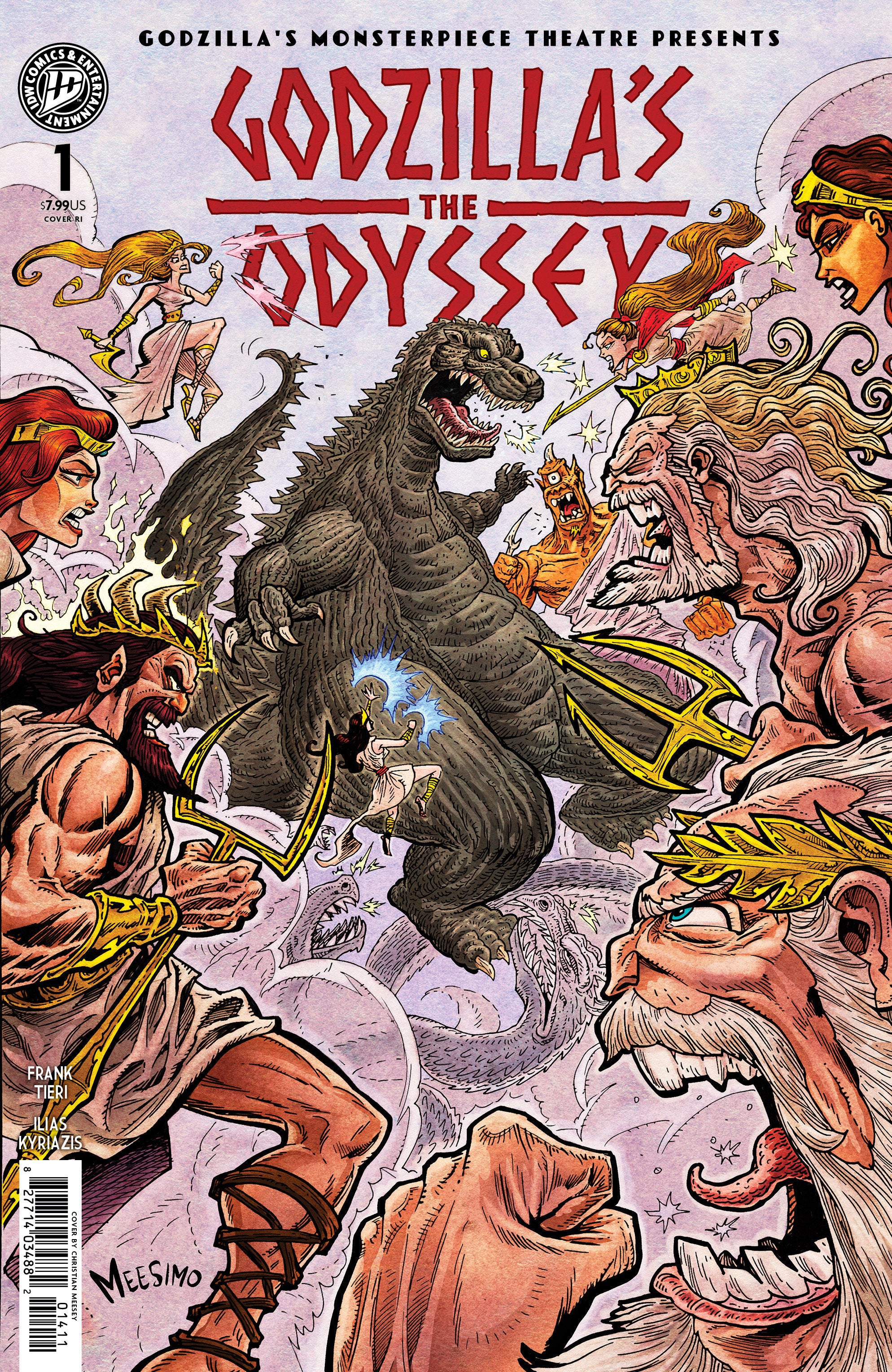 Godzilla’s Monsterpiece Theatre Presents: Godzilla’s The Odyssey Inc 1:10 Meesey Variant