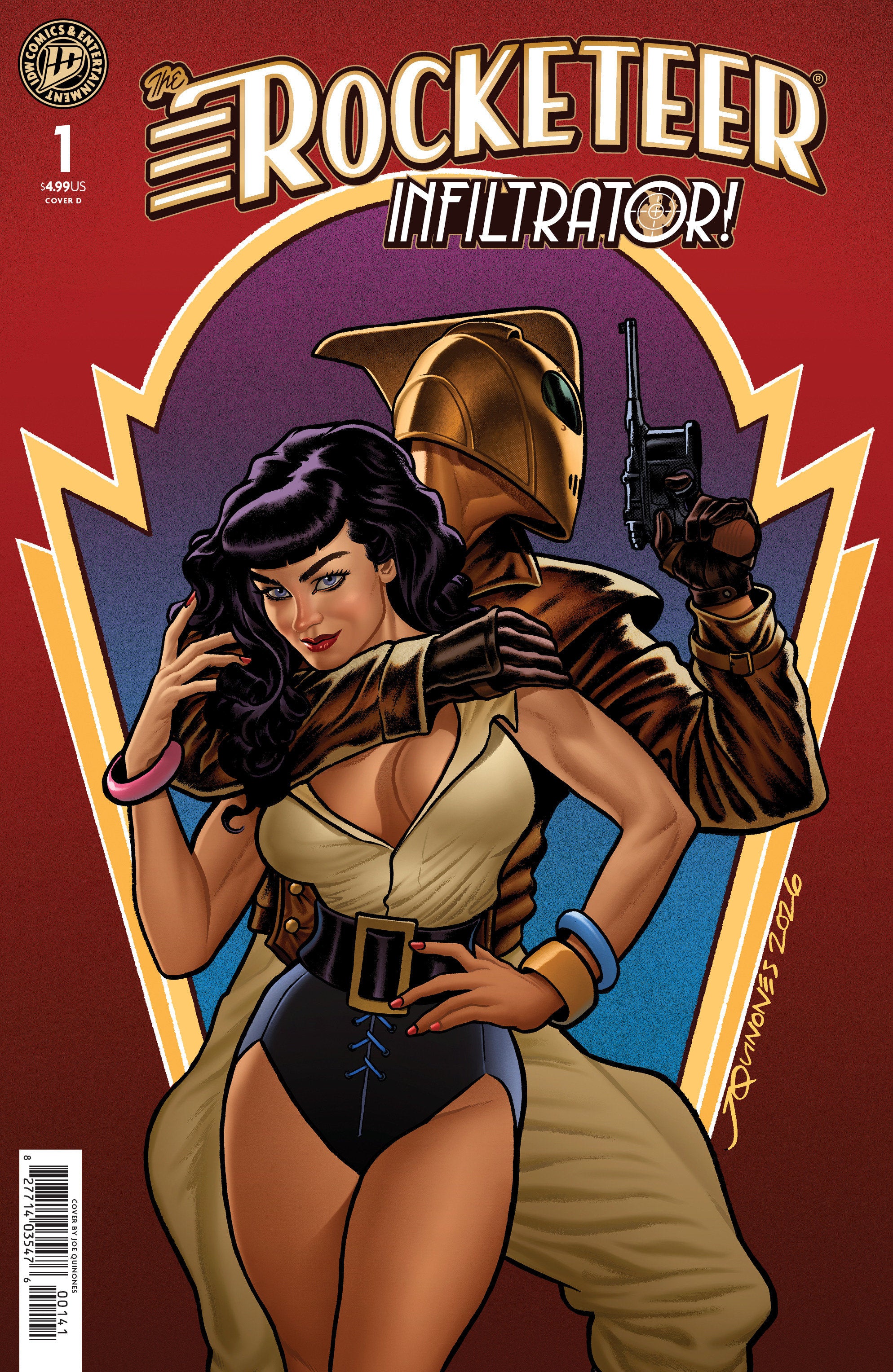 The Rocketeer: Infiltrator! #1 Cover D Joe Quinones Variant