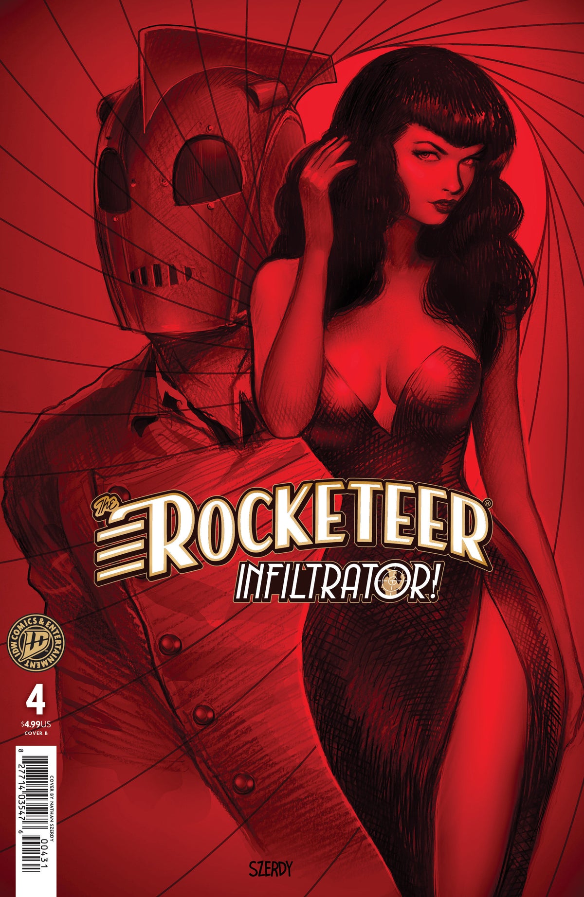The Rocketeer: Infiltrator! #4 Cover B Nathan Szerdy Variant