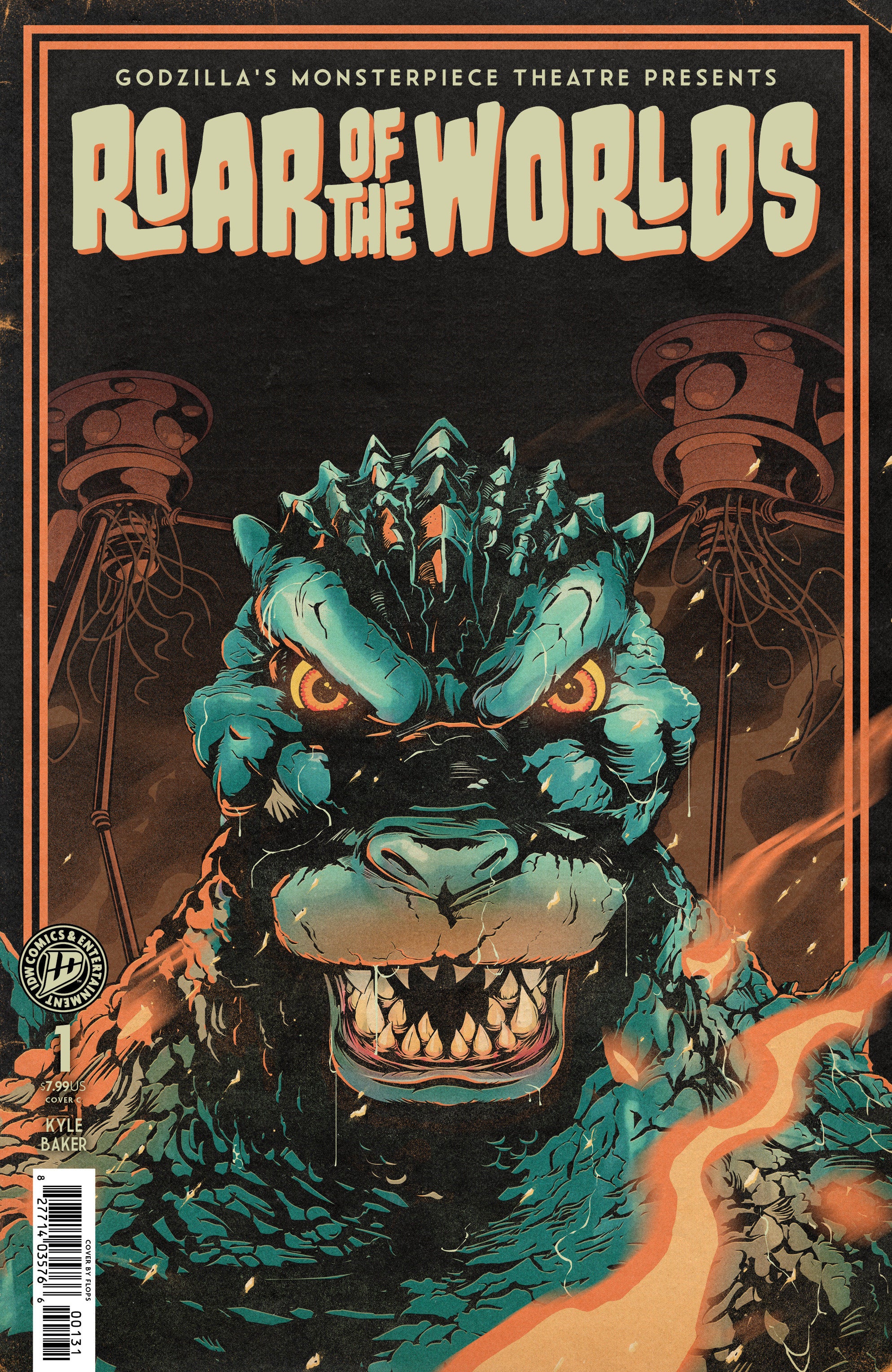 Godzilla's Monsterpiece Theatre Presents: Roar of the Worlds #1 Cover C Flops Variant