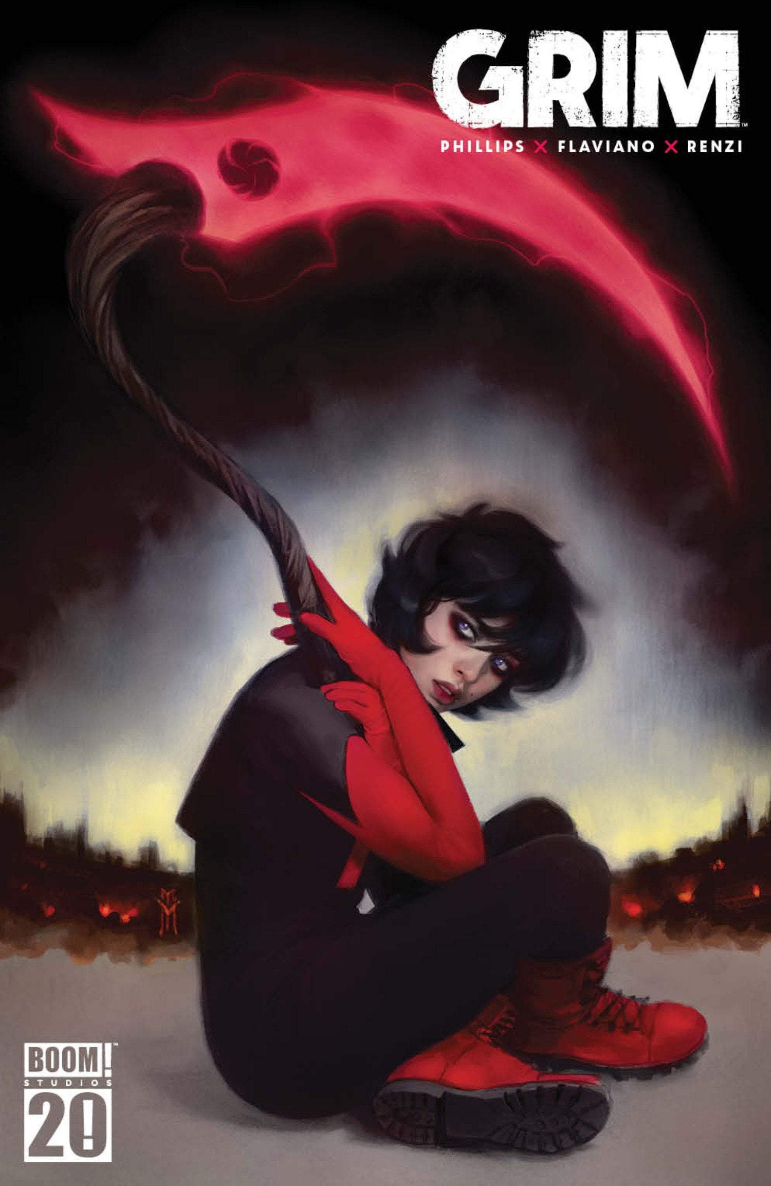 Grim #22 E Boom 20th Anniversary Variant (Dressed, Mercado)