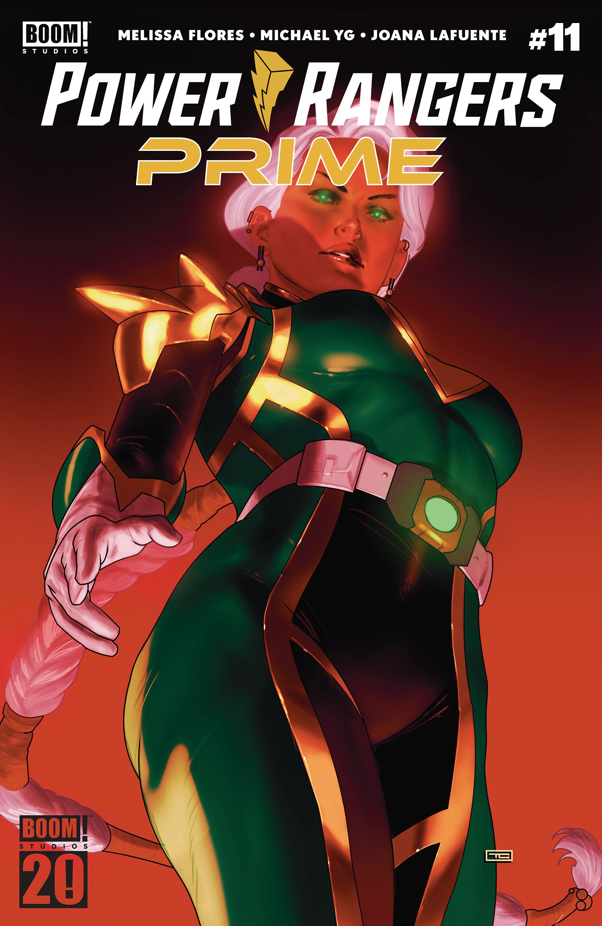 Power Rangers Prime #11 C Boom 20th Anniversary Variant (Dressed, Clarke)