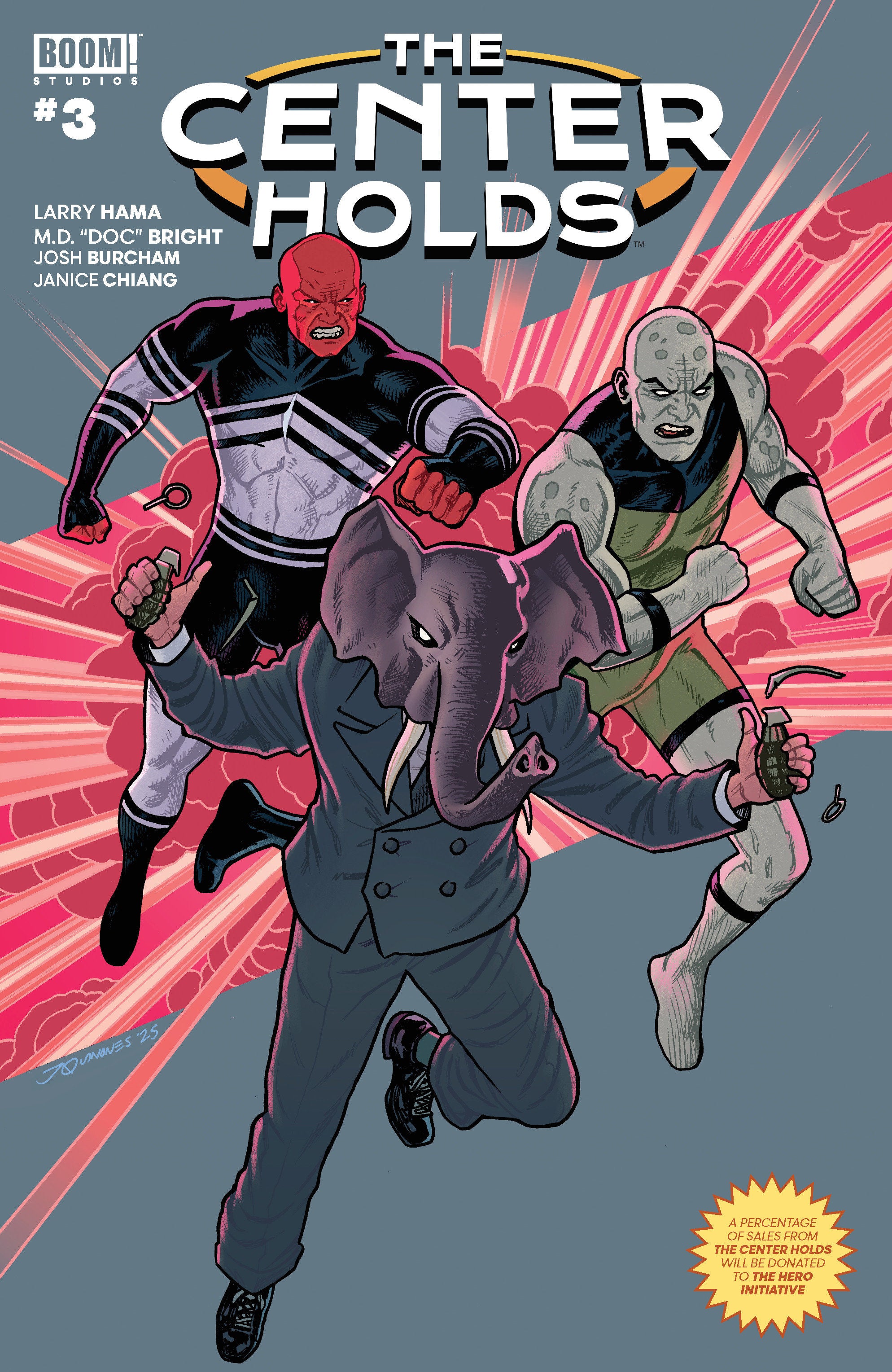 The Center Holds #3 Cover A Joe Quinones