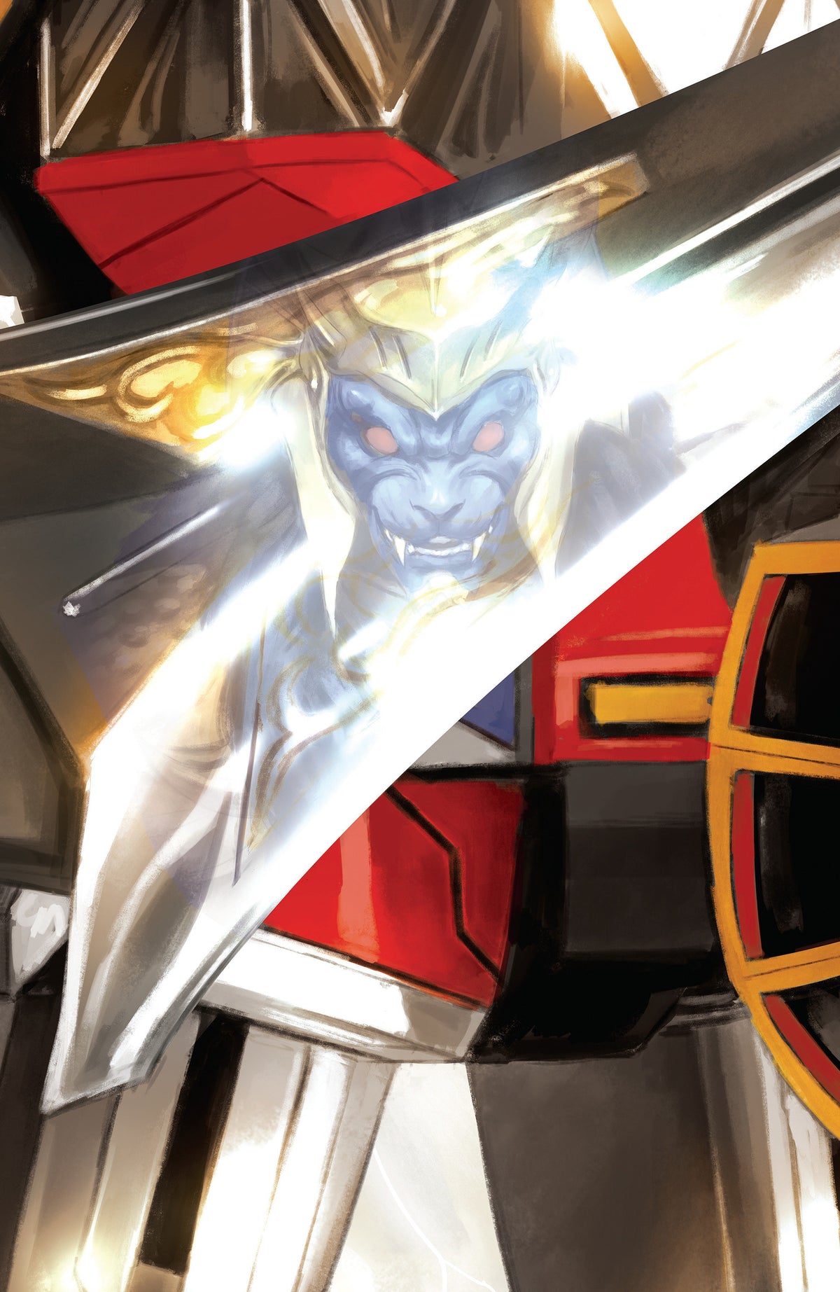 Mighty Morphin Power Rangers (2026) #5 Cover C Miguel Mercado Megazord Connecting Virgin Variant