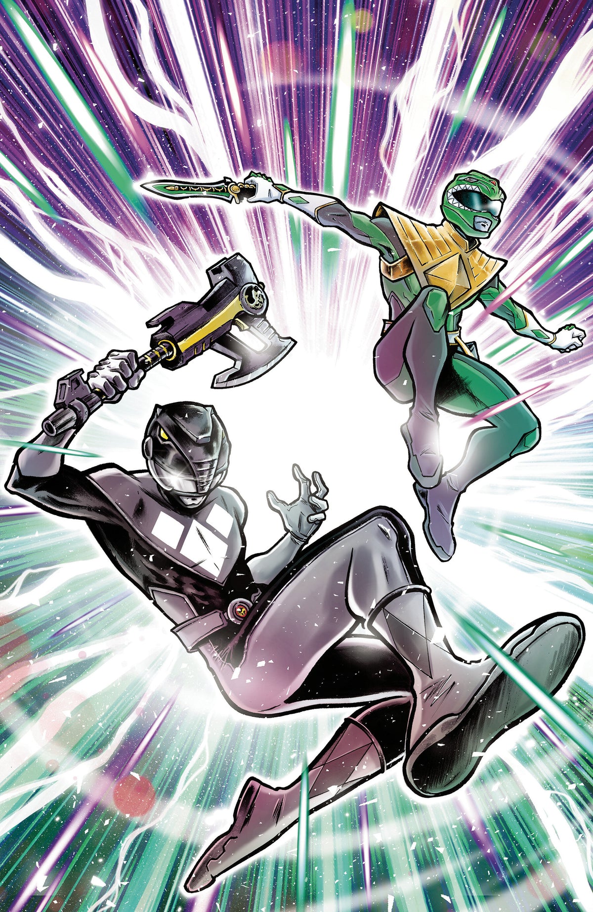 Mighty Morphin Power Rangers (2026) #5 Cover E Simona Di Gianfelice Foil Virgin Variant