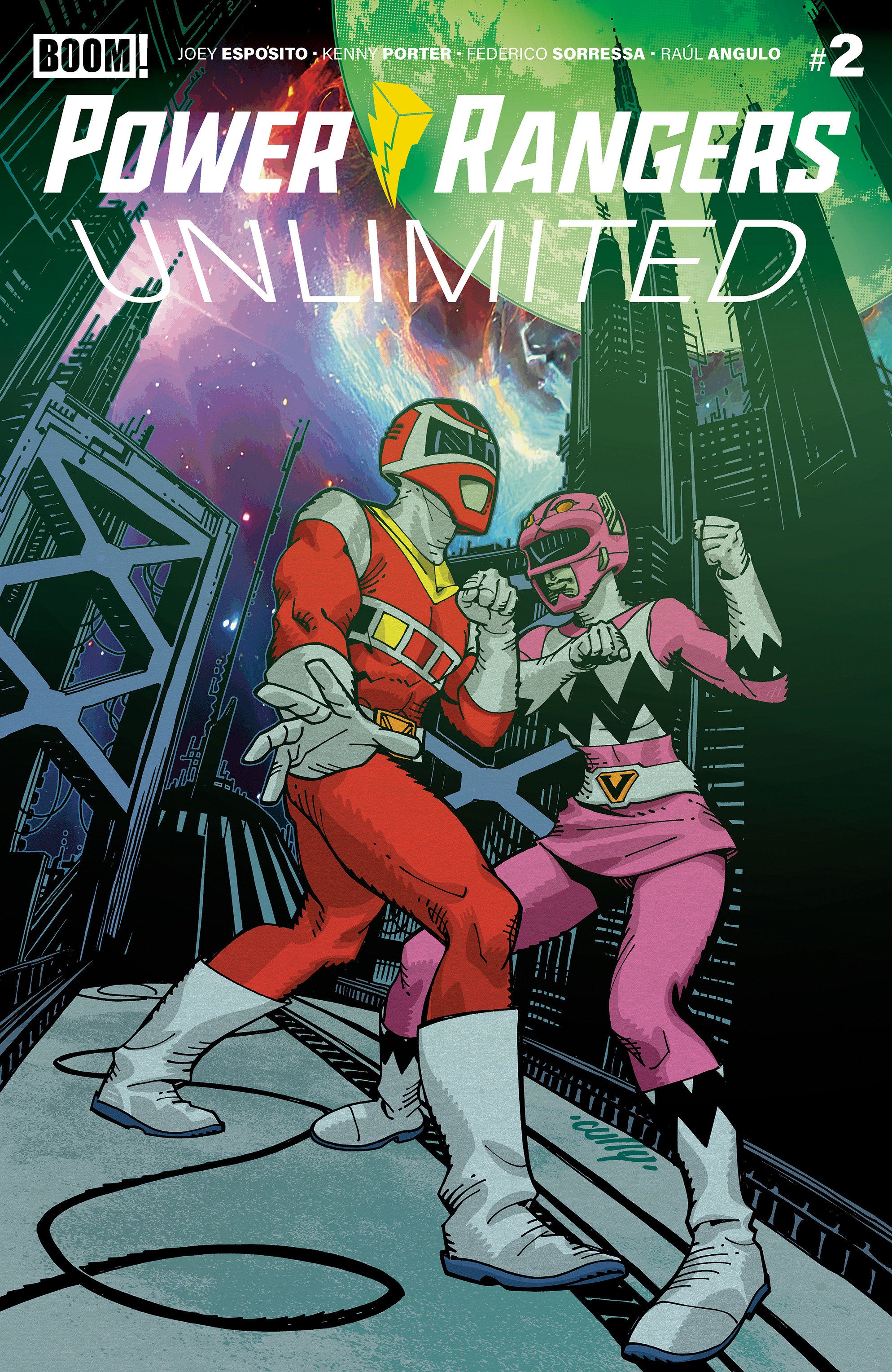 Power Rangers Unlimited #2 Cover B Cully Hamner Variant