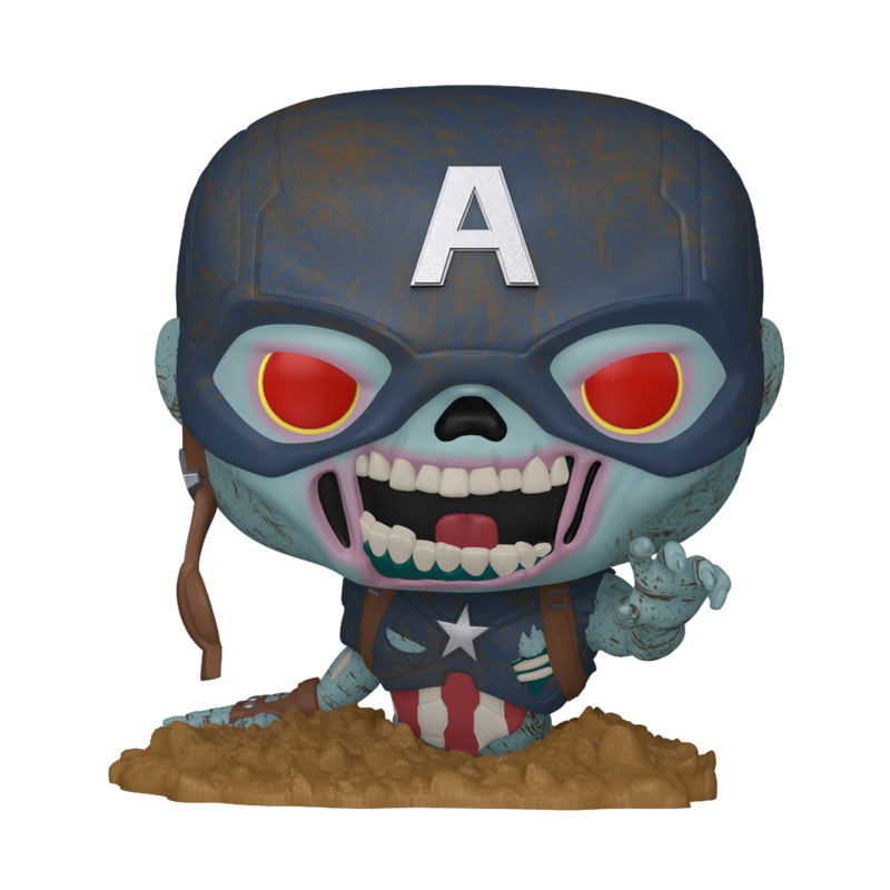 Pop! Marvel Zombie Captain America Vinyl Figure
