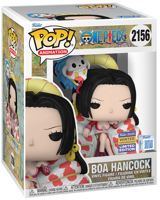Pop! Animation: One Piece Premium Boa Hancock (Winter Convention 2025 Exclusive) Vinyl Figure