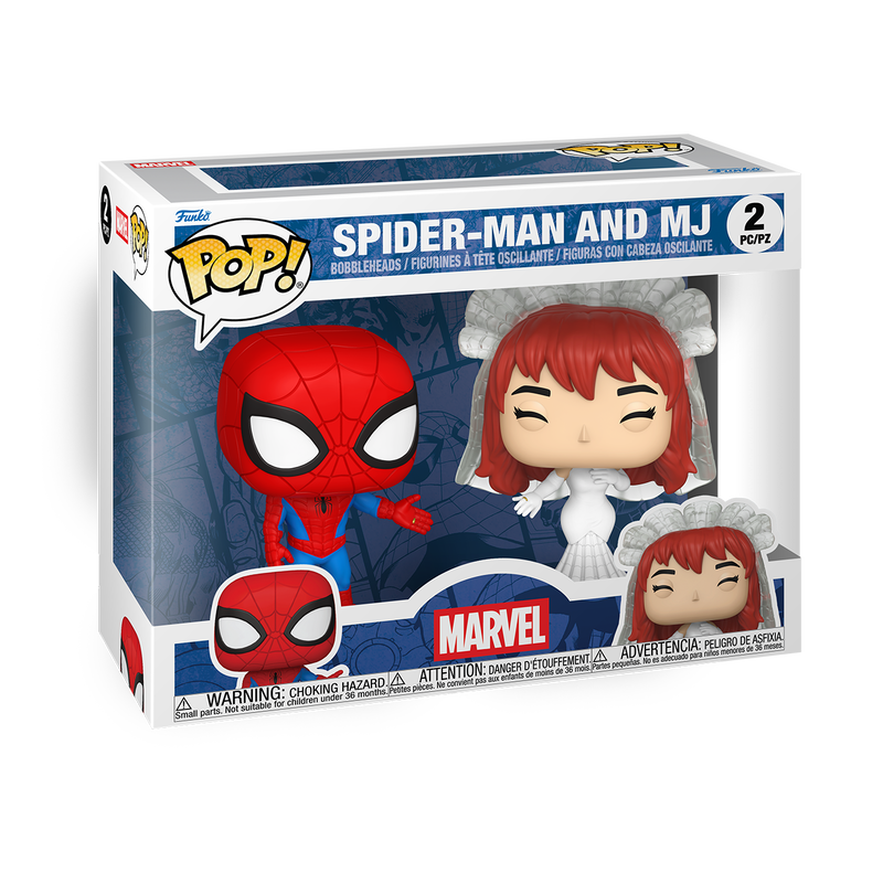 Pop Marvel Superhero Couples Spider-Man & Mary Jane 2 Pack