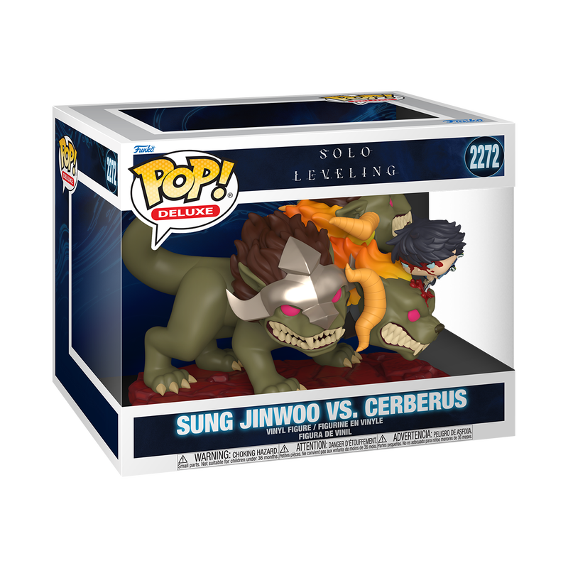 Solo Leveling Pop! Deluxe Sung Jinwoo vs. Cerberus
